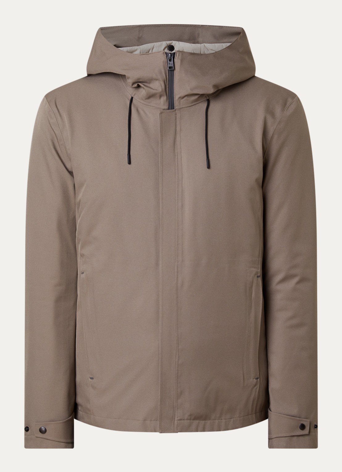 Woolrich Crestmont 3-in-1 gewatteerde parka met uitneembare voering - voorkant 5 zand