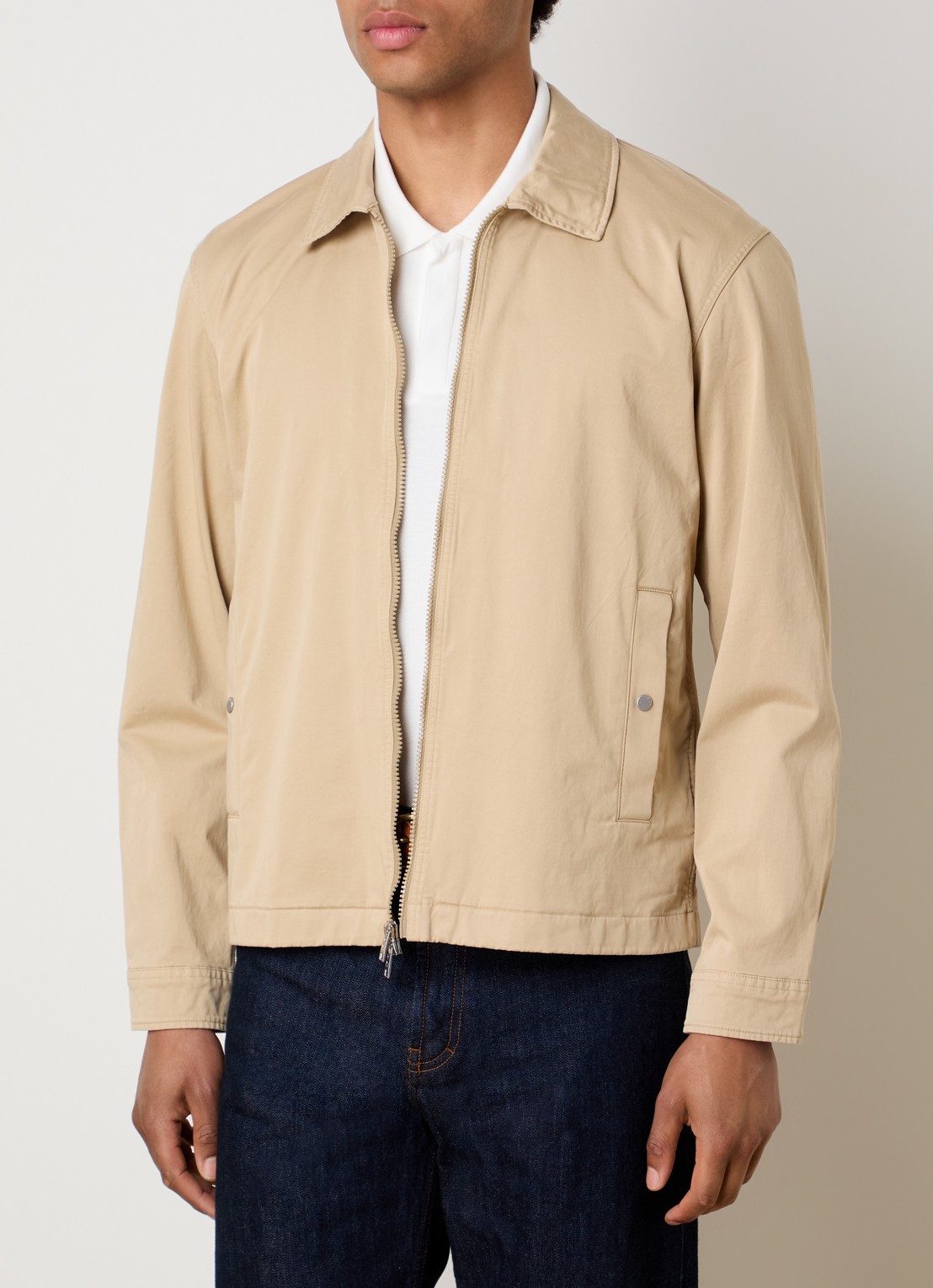 Woolrich Jack met steekzakken - detail 4 khaki