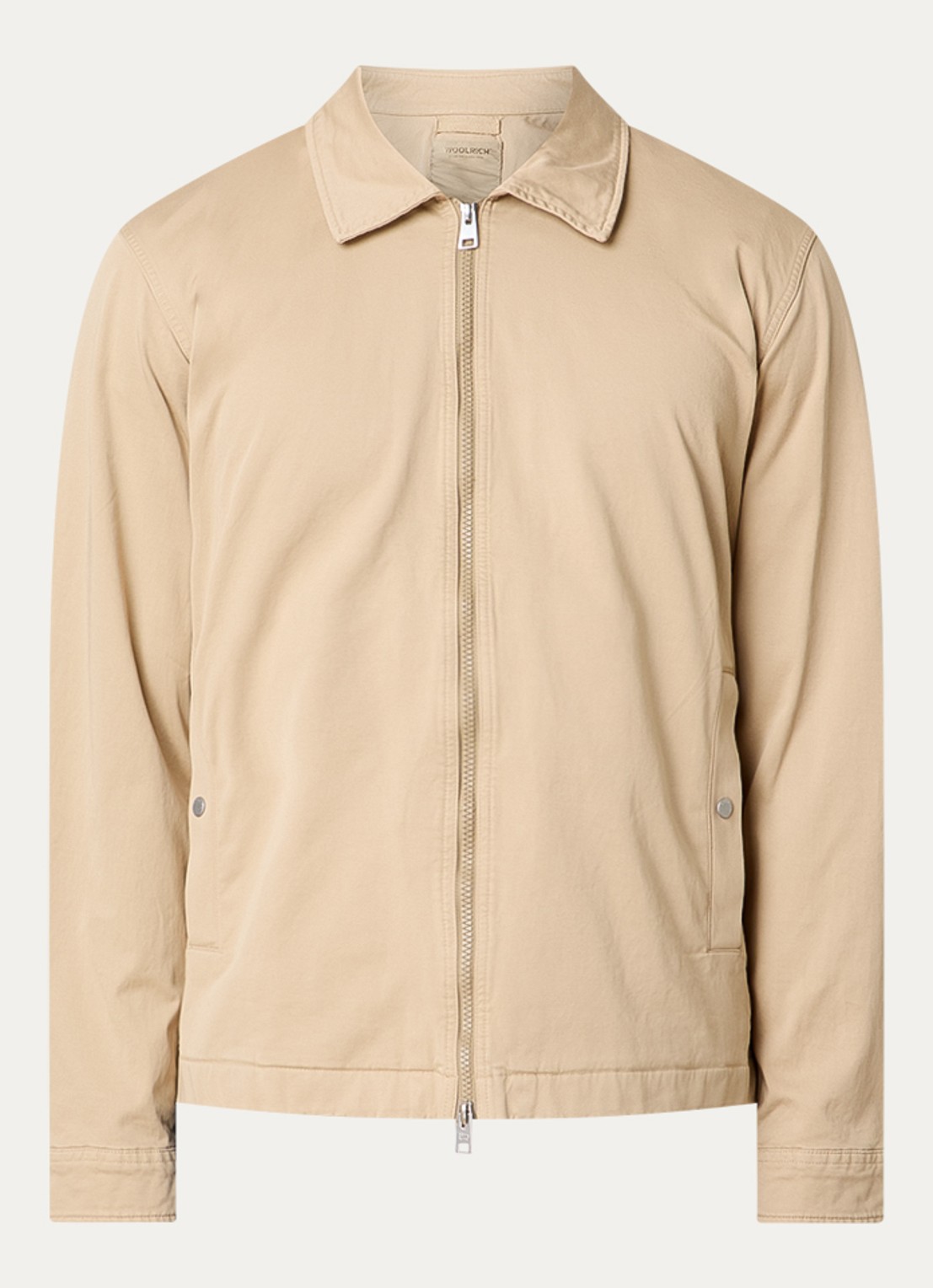 Woolrich Jack met steekzakken - voorkant 2 khaki