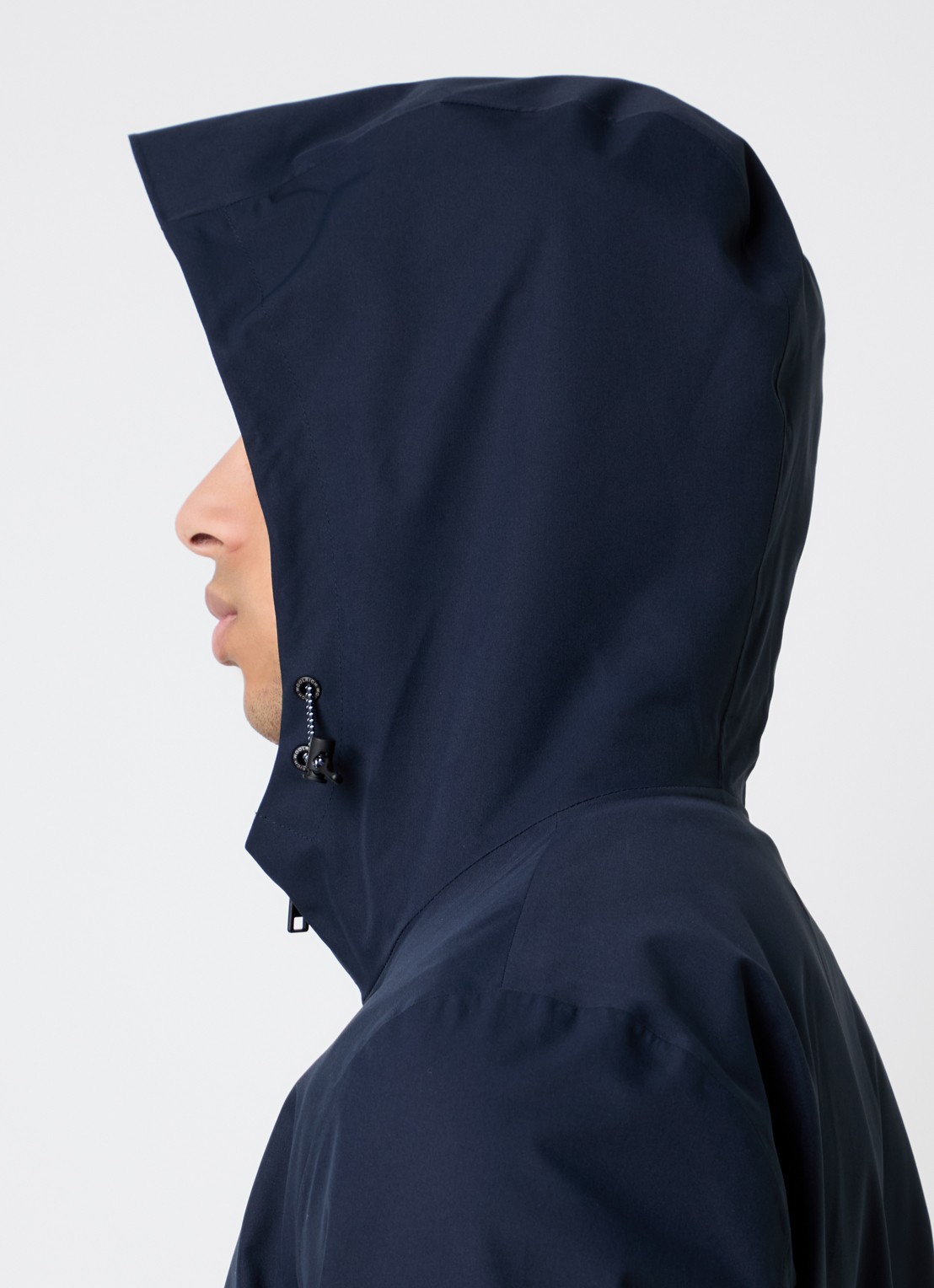 Woolrich Softshell jack met capuchon - detail 6 donkerblauw