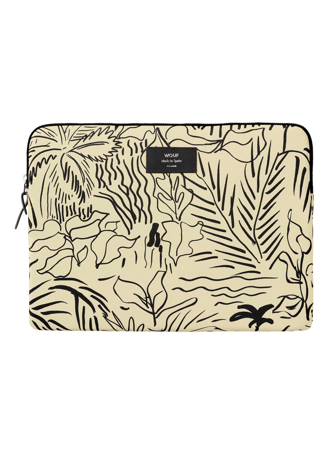 Wouf Bomber tablethoes 10,5 inch - voorkant 2 geel