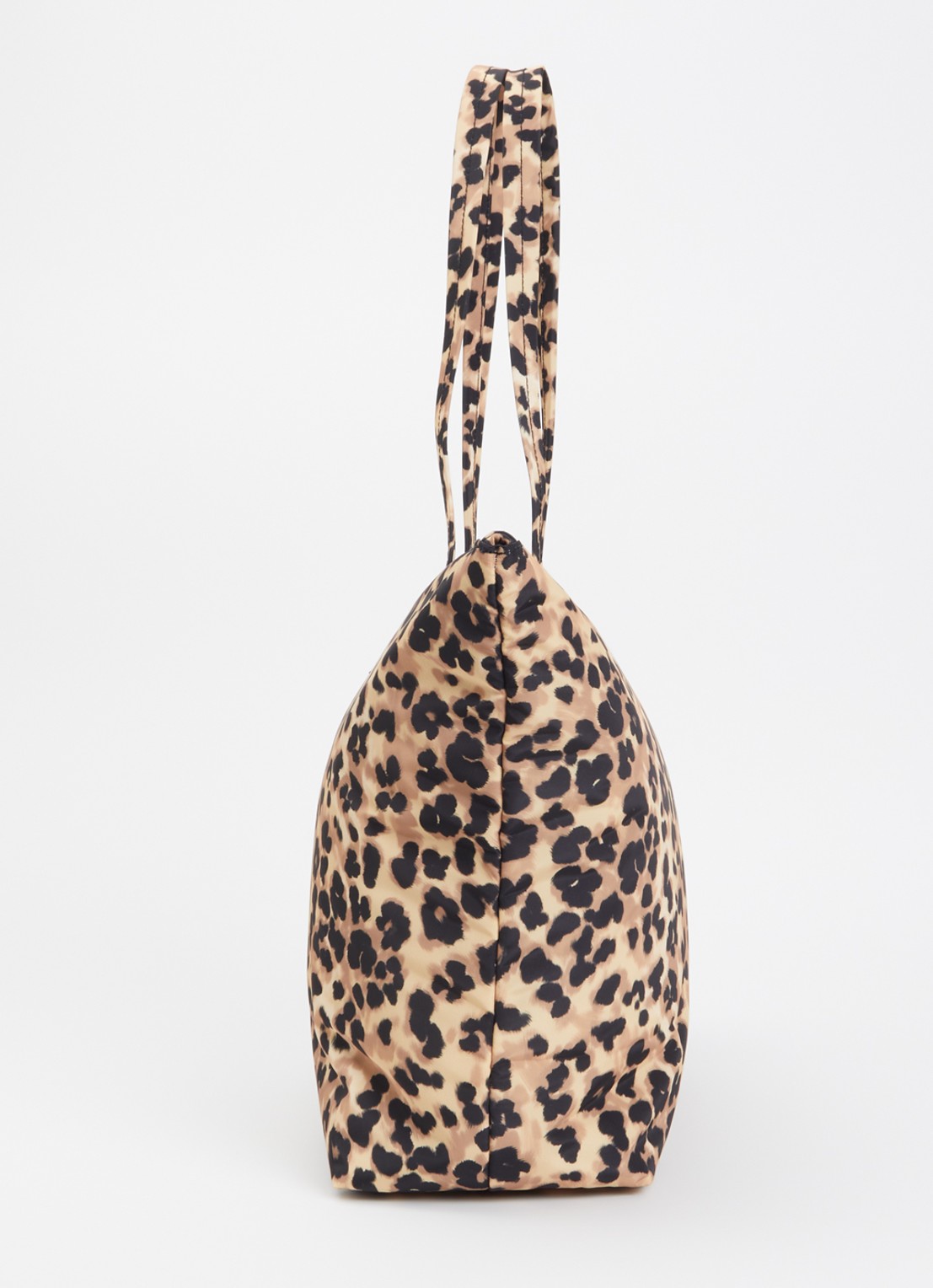 Wouf Feline shopper met panterprint - detail 4 camel