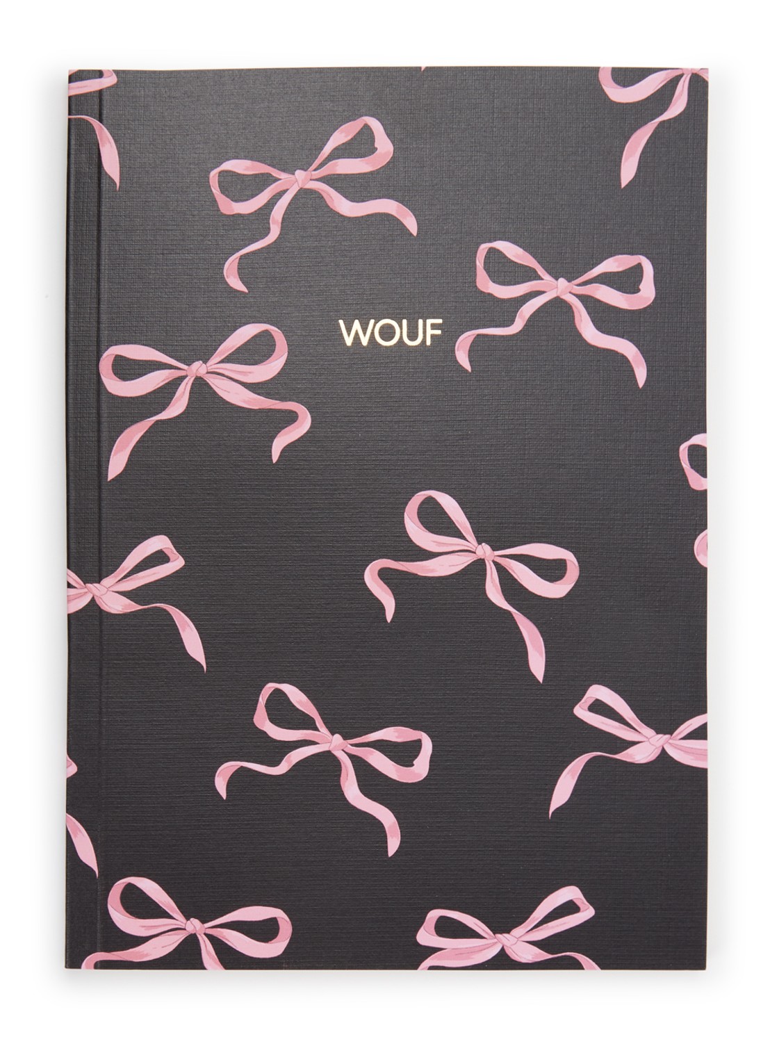 Wouf Juliette A5 gelinieerd notitieboek - voorkant zwart
