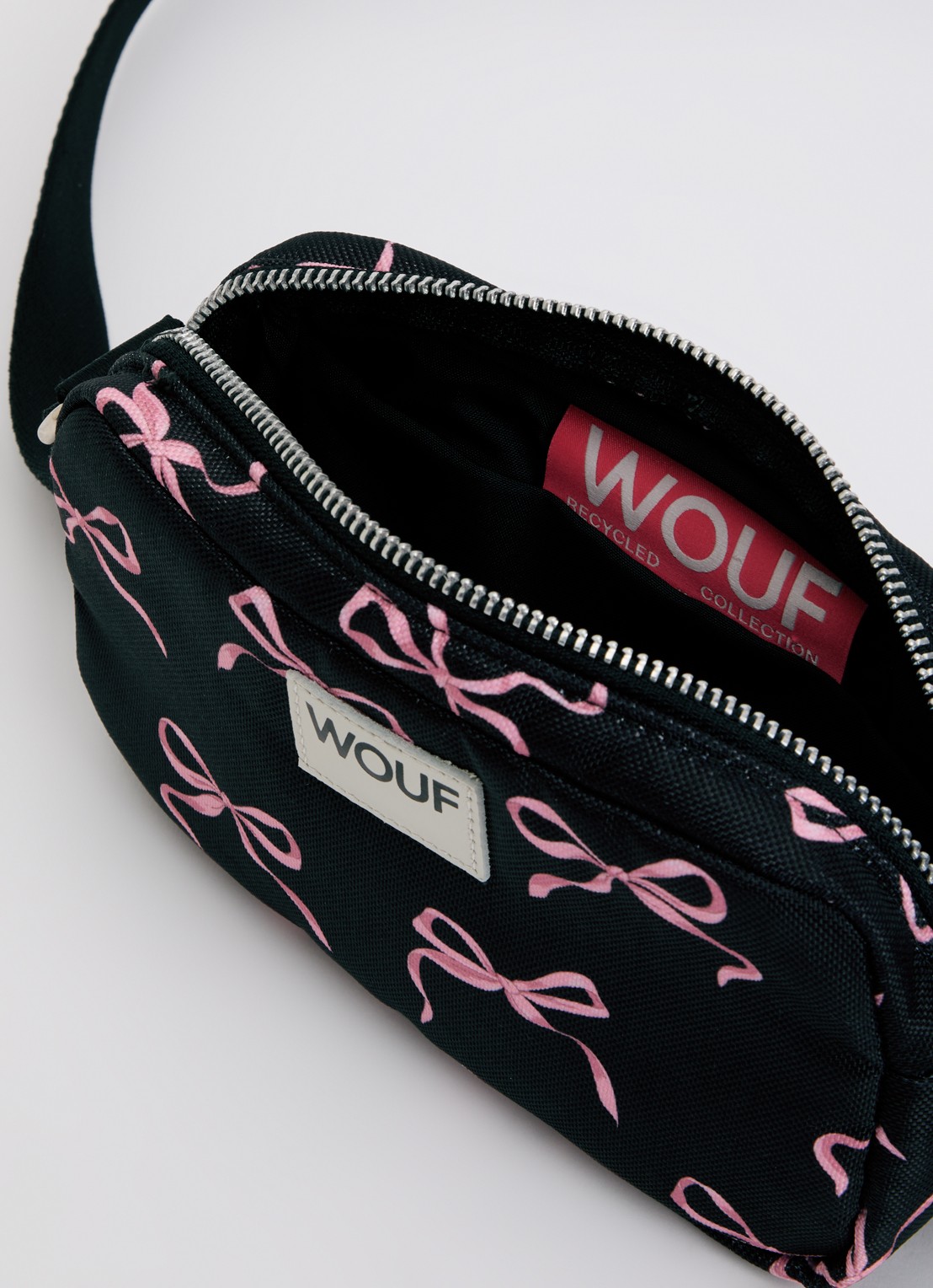 Wouf Juliette crossbodytas met print - detail 2 zwart