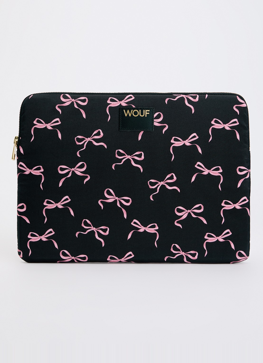 Wouf Juliette laptophoes 13 en 14 inch - voorkant 2 zwart
