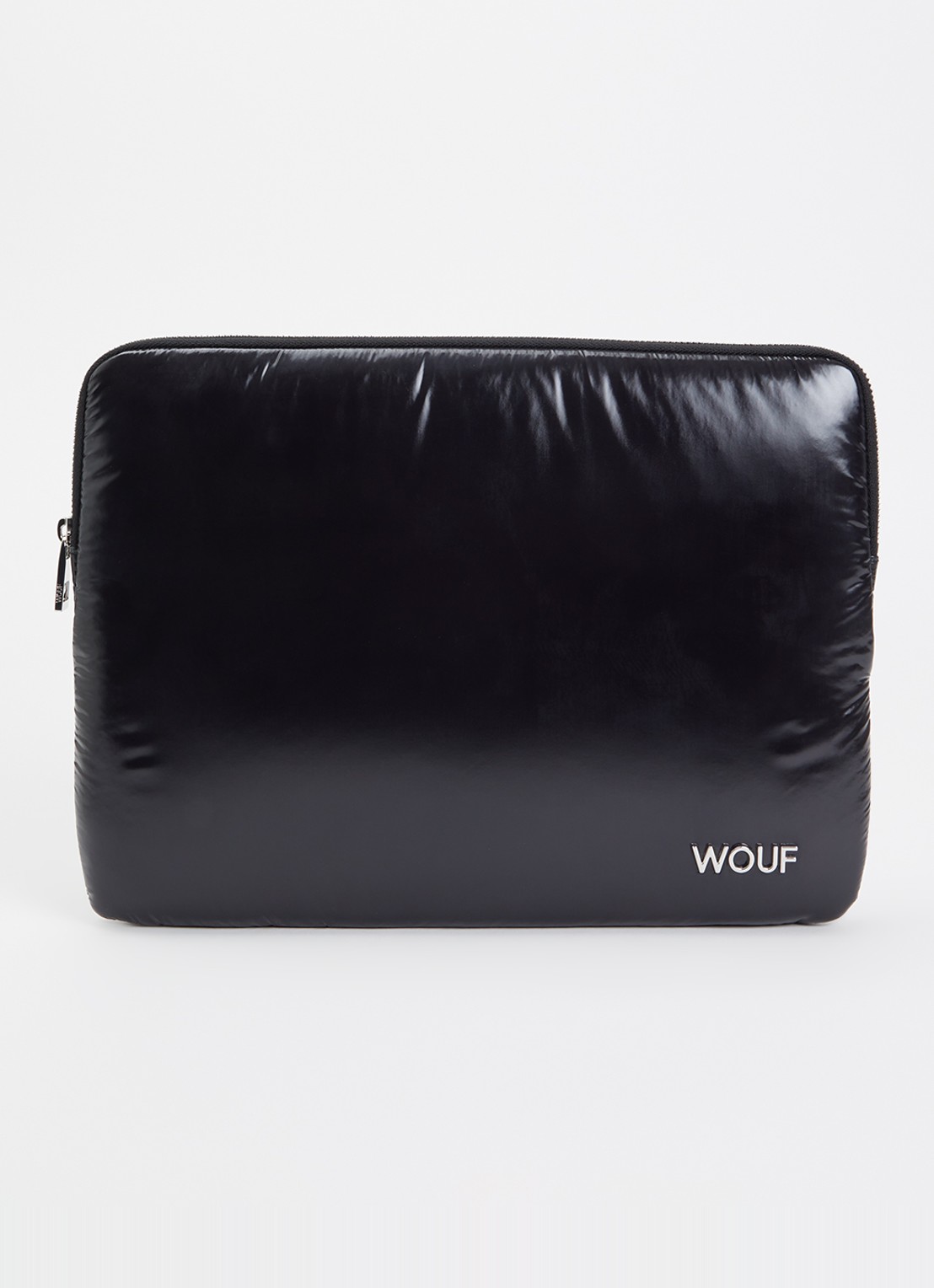 Wouf Night laptophoes 13 en 14 inch - voorkant 2 zwart