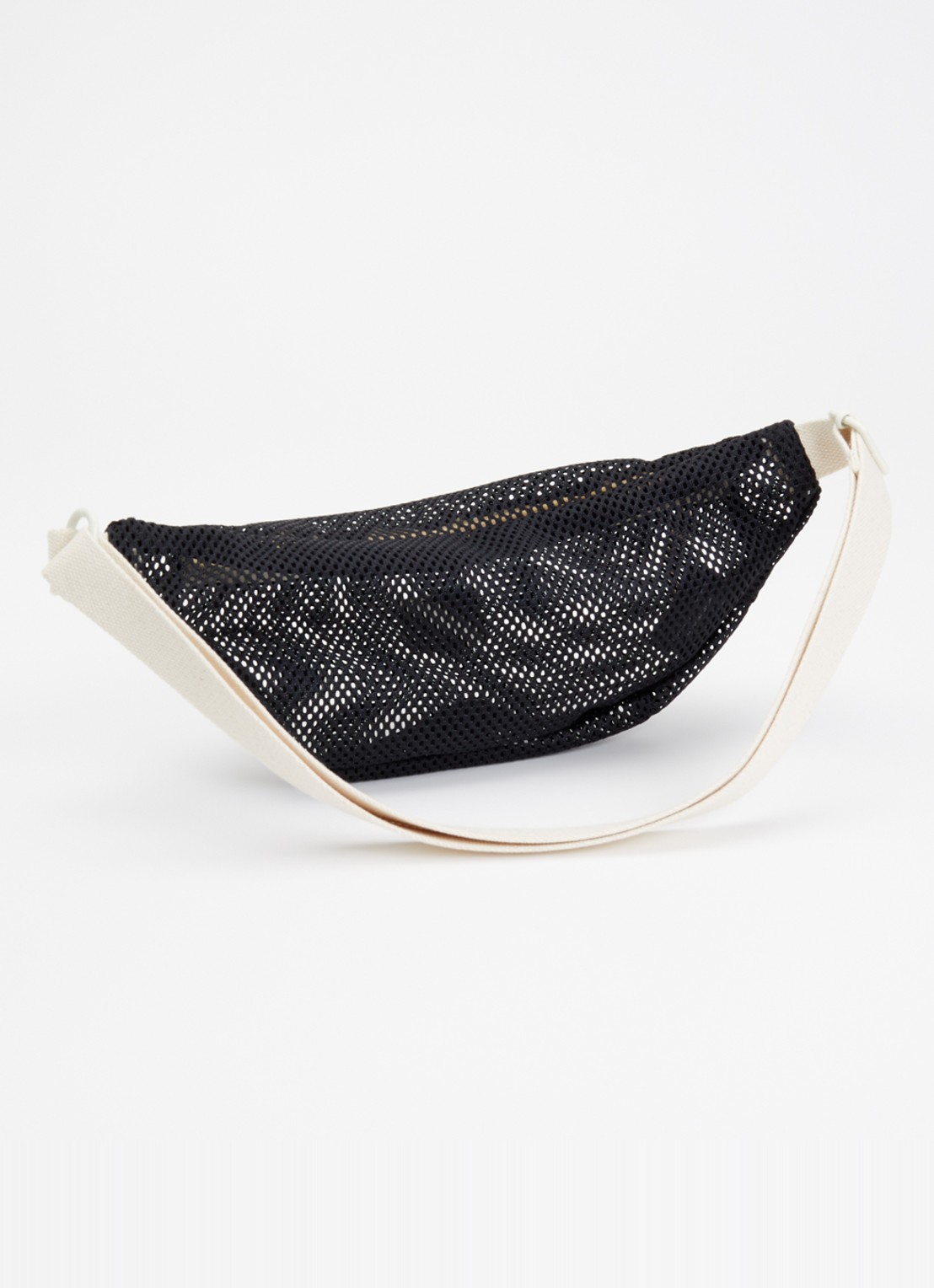 Wouf Onyx heuptas van mesh met logo - achterkant 4 zwart