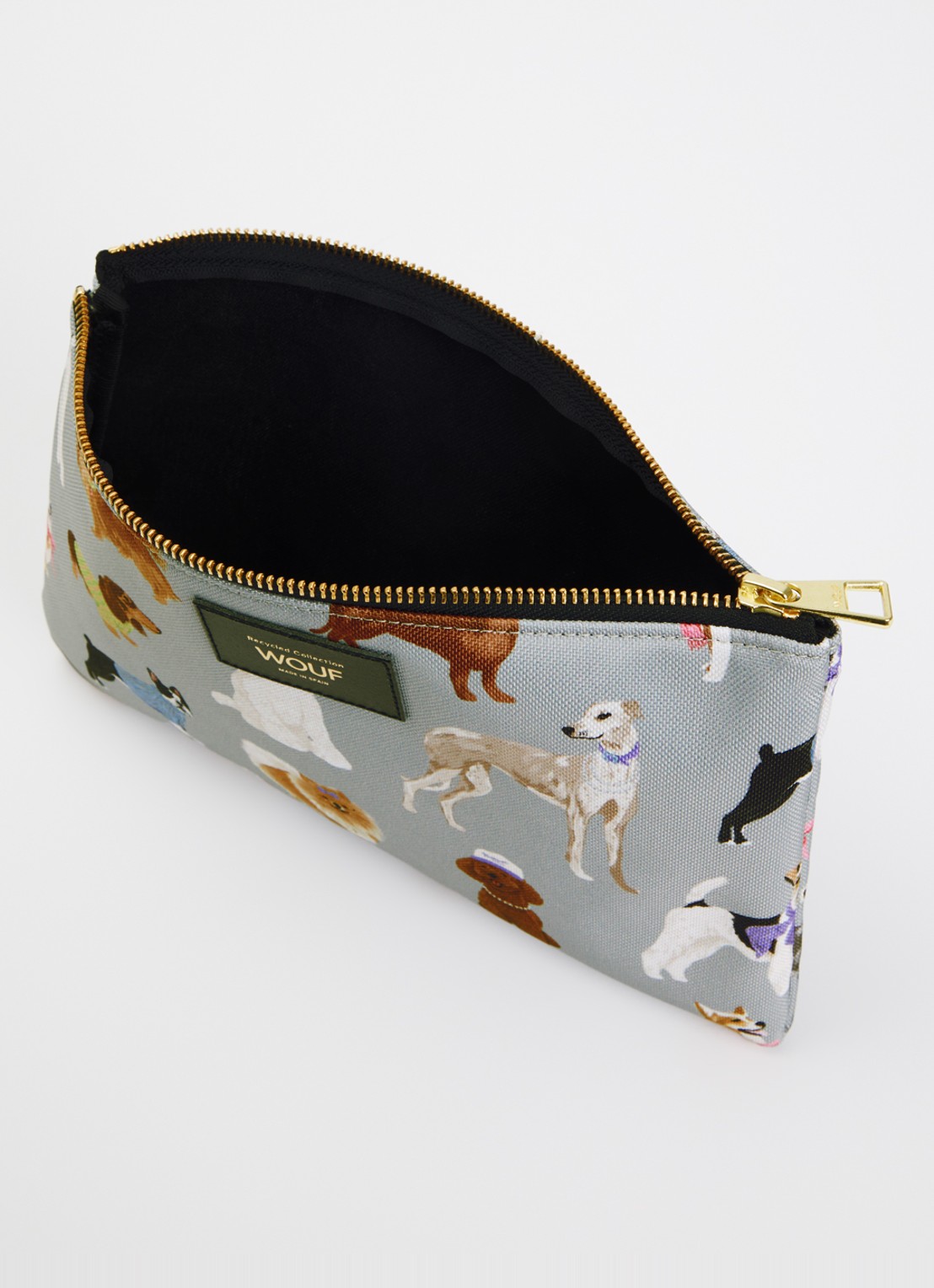 Wouf Puppy XL toilettas met print - voorkant 2 multicolor
