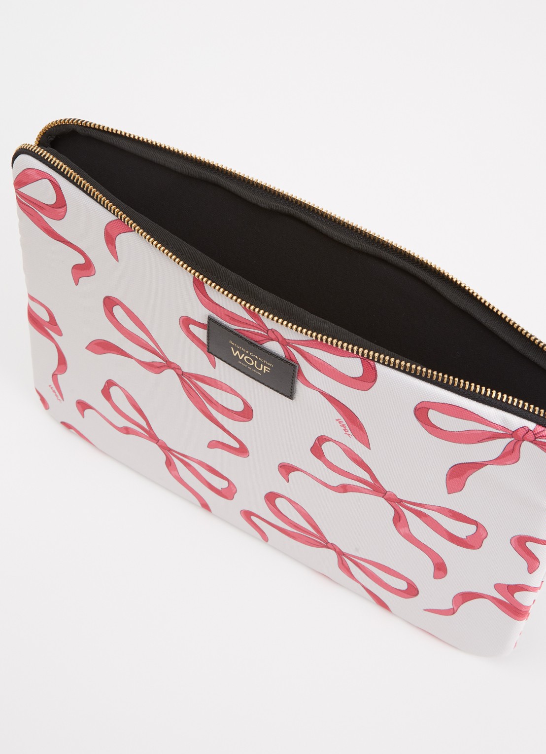 Wouf Rita laptophoes 13 en 14 inch - voorkant 2 roze