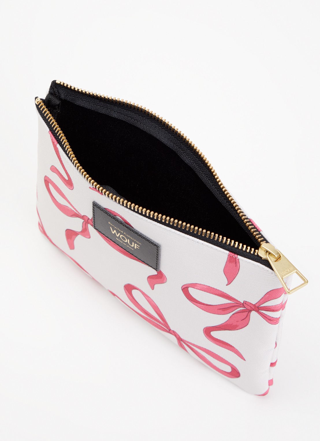 Wouf Rita toilettas met print - voorkant 2 roze