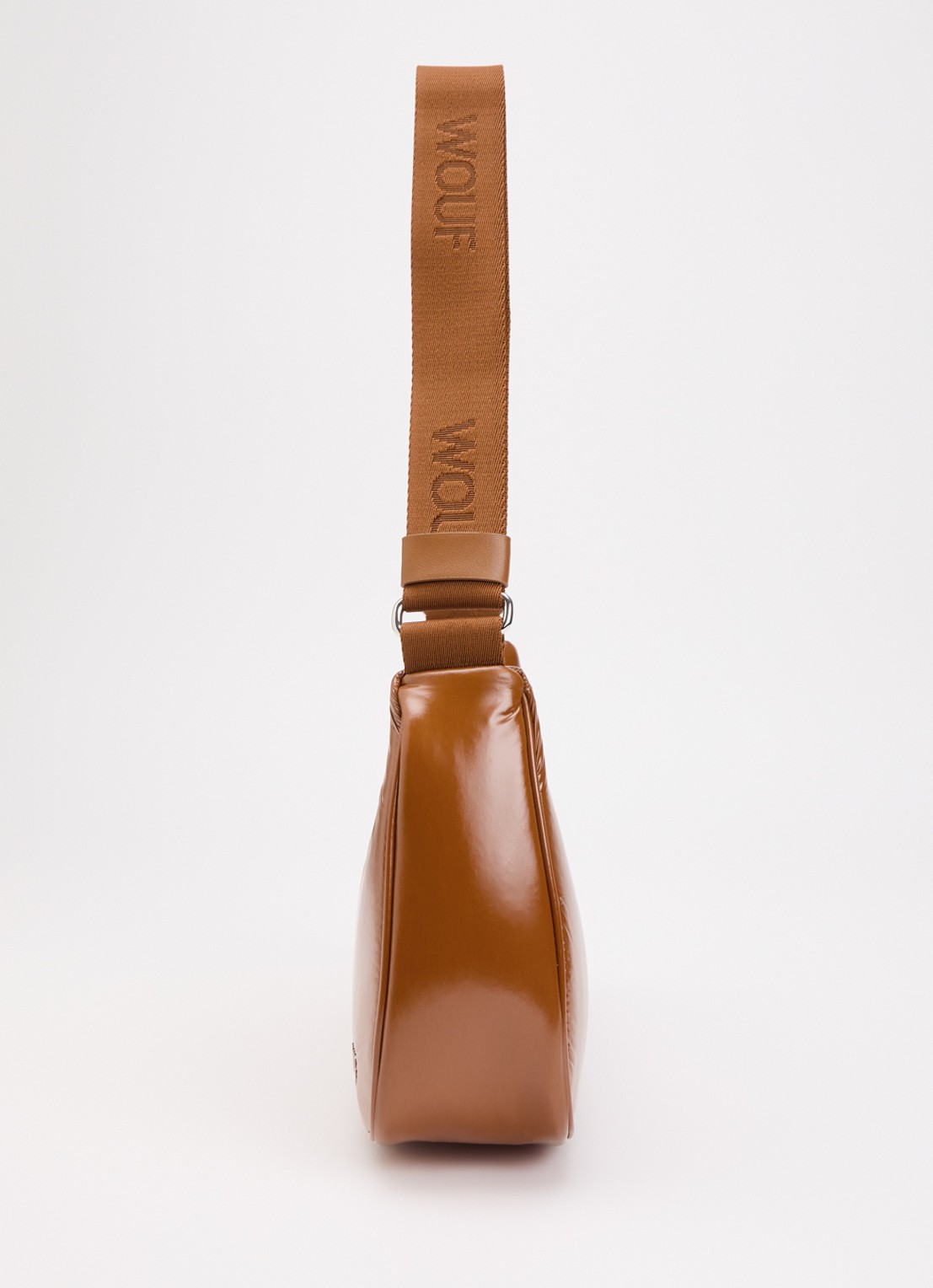 Wouf Sienna crossbodytas met logo - detail 2 camel