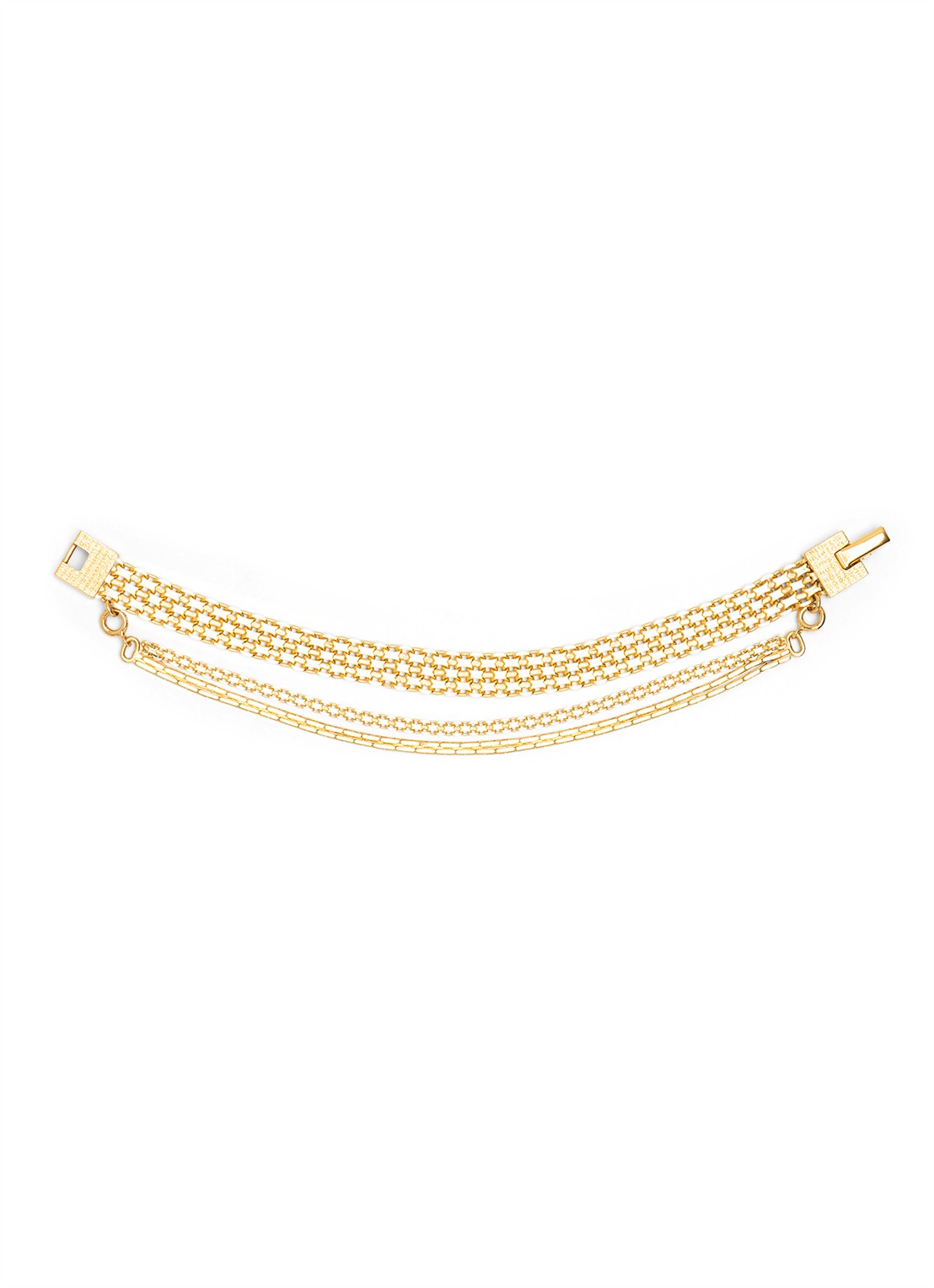 Wouters & Hendrix Armband verguld - voorkant goud