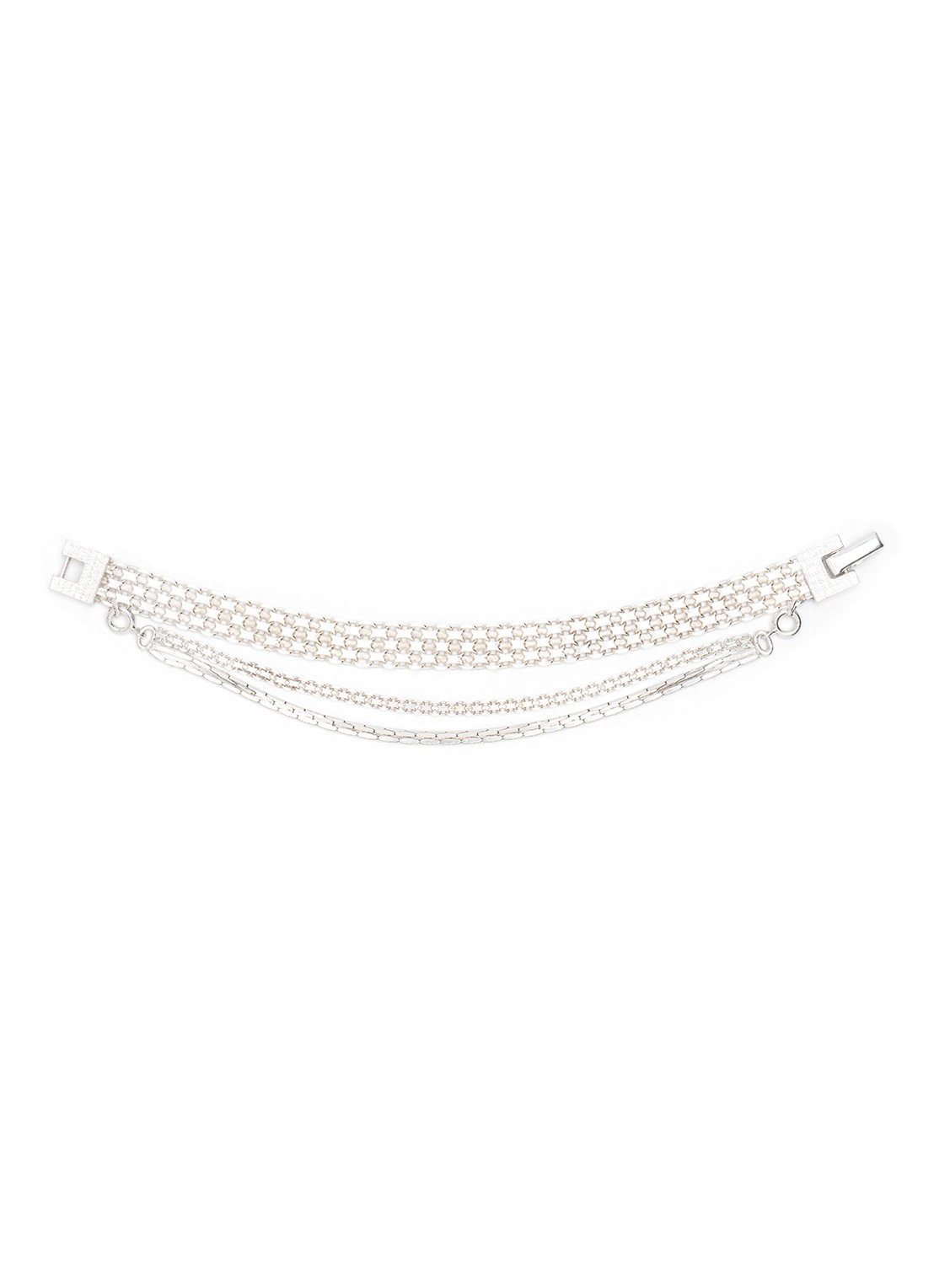Wouters & Hendrix Armband verguld - voorkant zilver