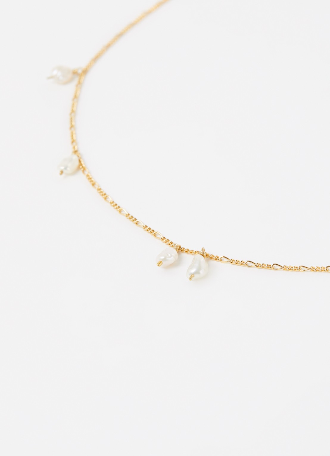 Wouters & Hendrix Fijne ketting met parels - detail 4 goud