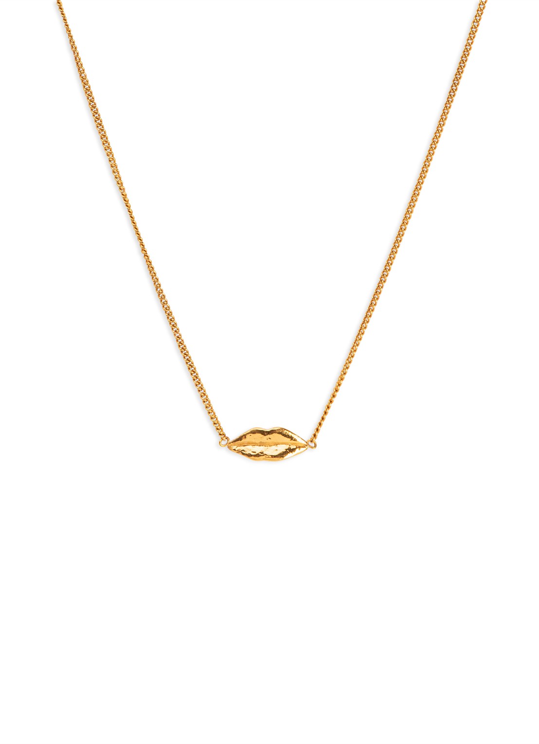 Wouters & Hendrix Ketting verguld - voorkant goud