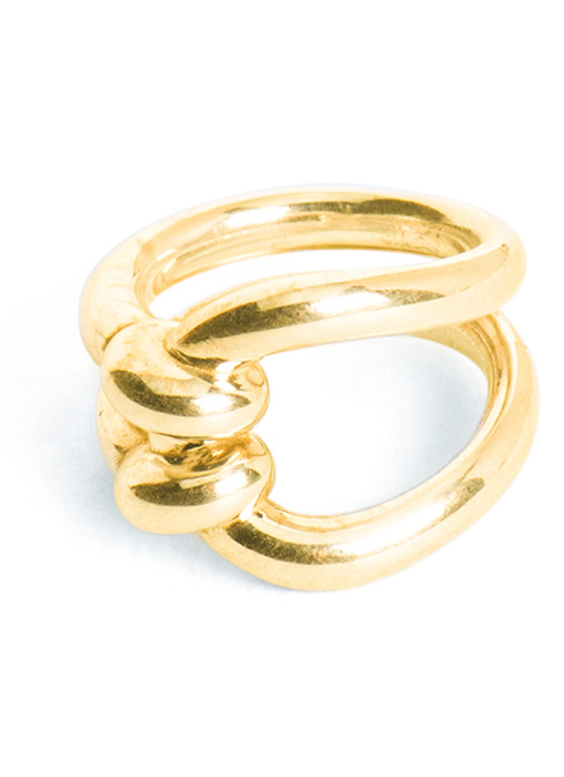 Wouters & Hendrix Mariner's lock ring verguld - voorkant 5 goud