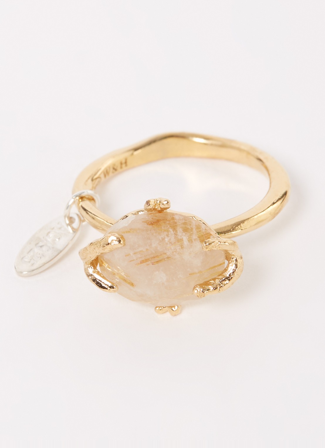 Wouters & Hendrix Ring met rutiel kwarts - detail 6 goud