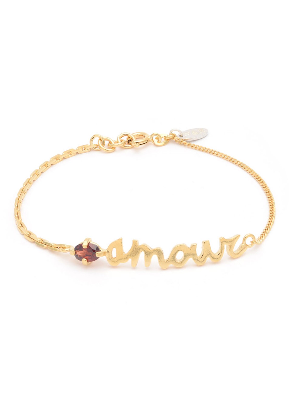 Wouters & Hendrix Wouters & Hendrix Armband Amour verguld - voorkant 2 goud