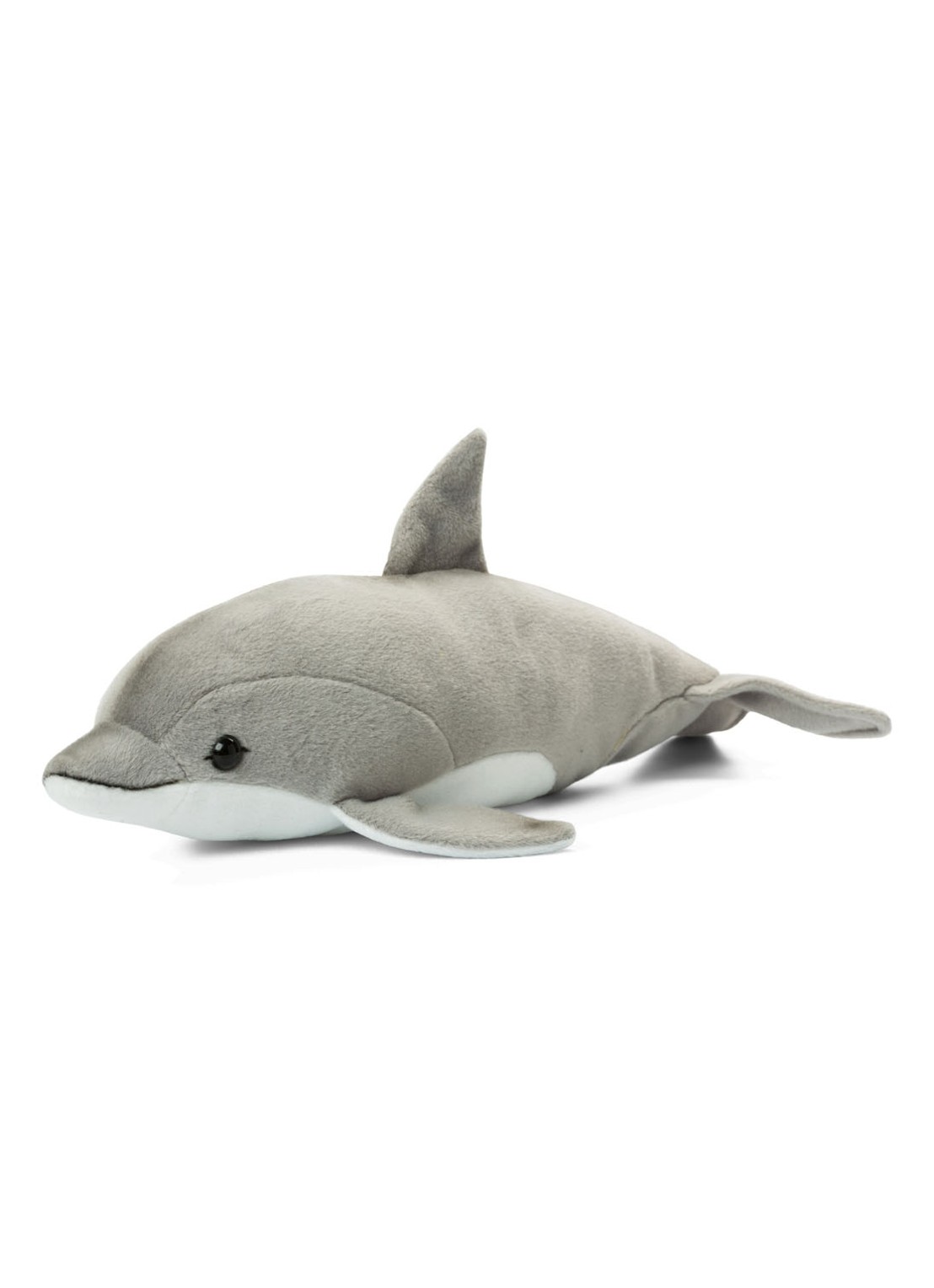 WWF Dolfijn knuffel 23 cm - voorkant grijs