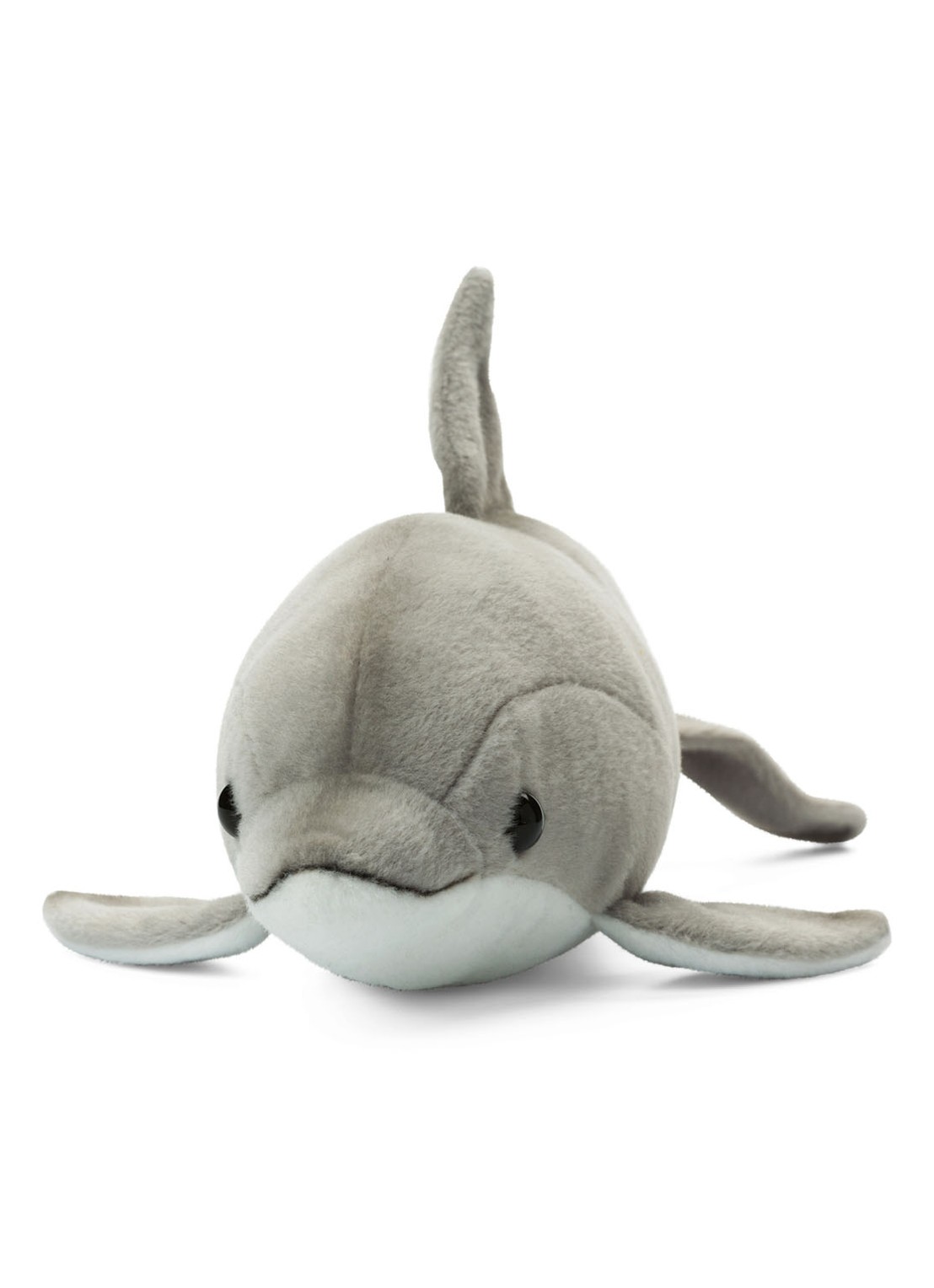 WWF Dolfijn knuffel 23 cm - voorkant 2 grijs