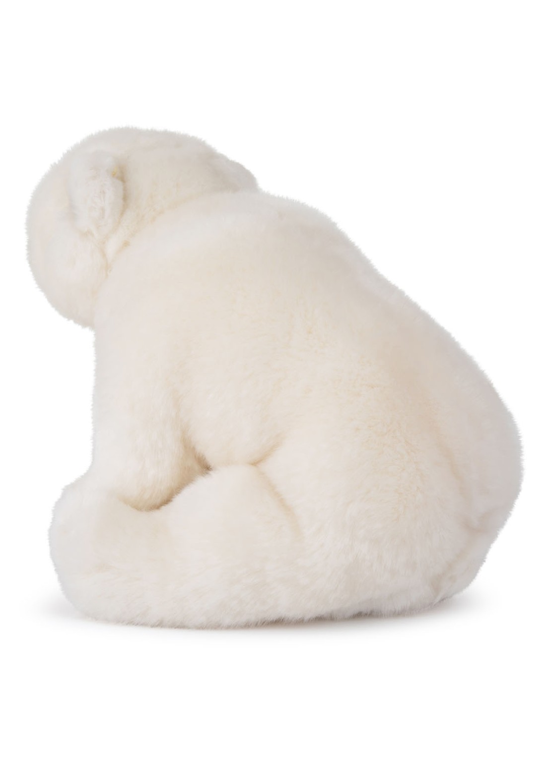 WWF Floppy ijsbeer knuffel 33 cm - detail 2 wit