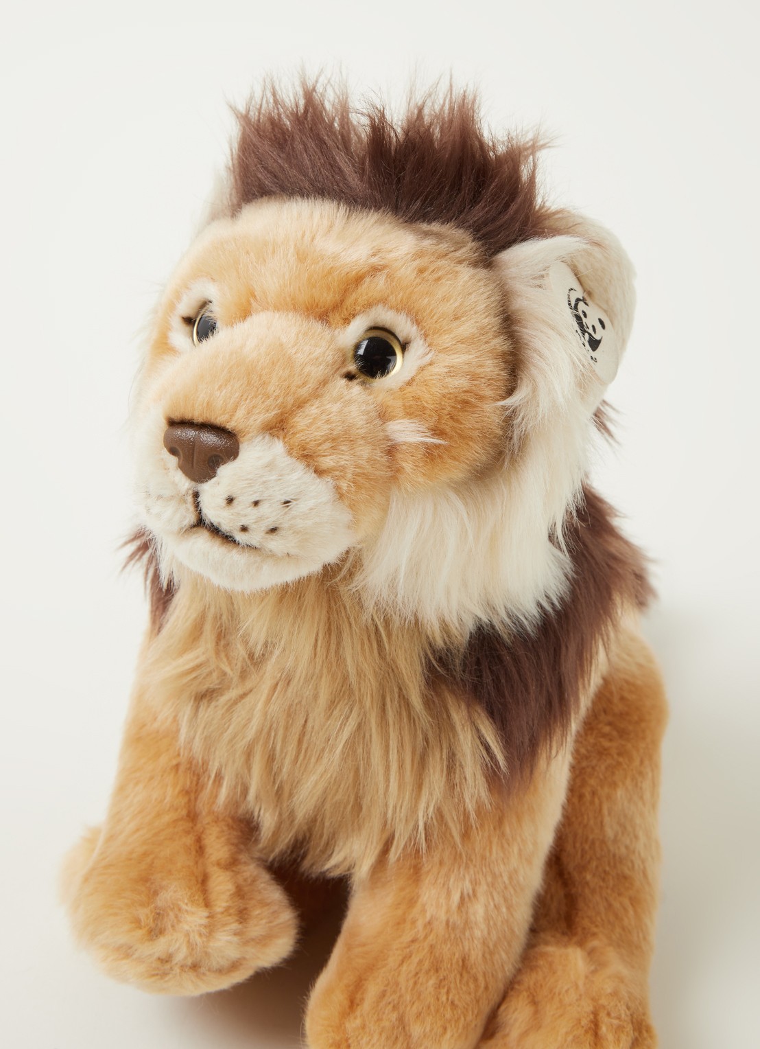 WWF Leeuw knuffel 23 cm - detail 3 camel