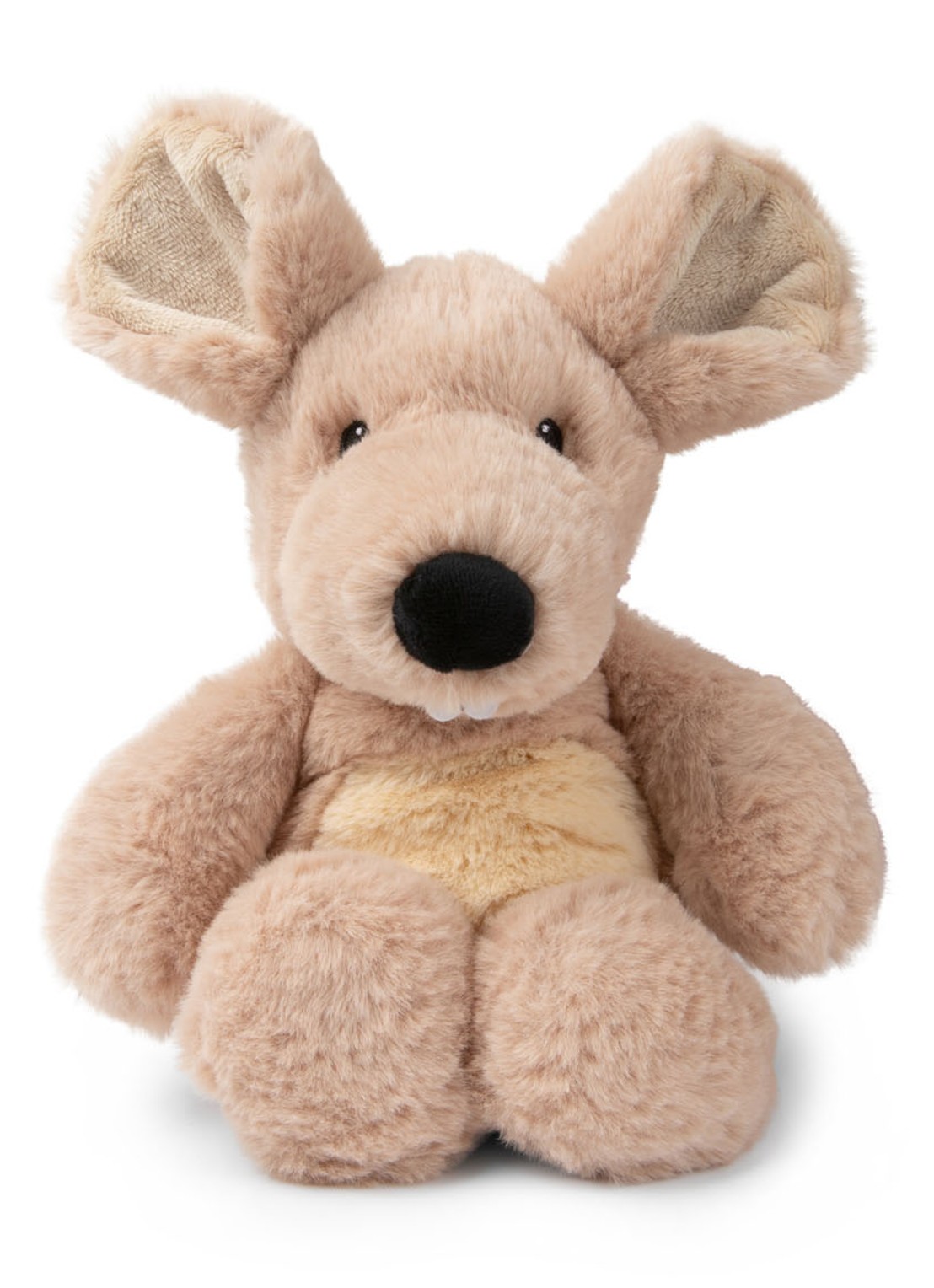 WWF Muis Mason knuffel 29 cm  - voorkant 3 lichtbruin