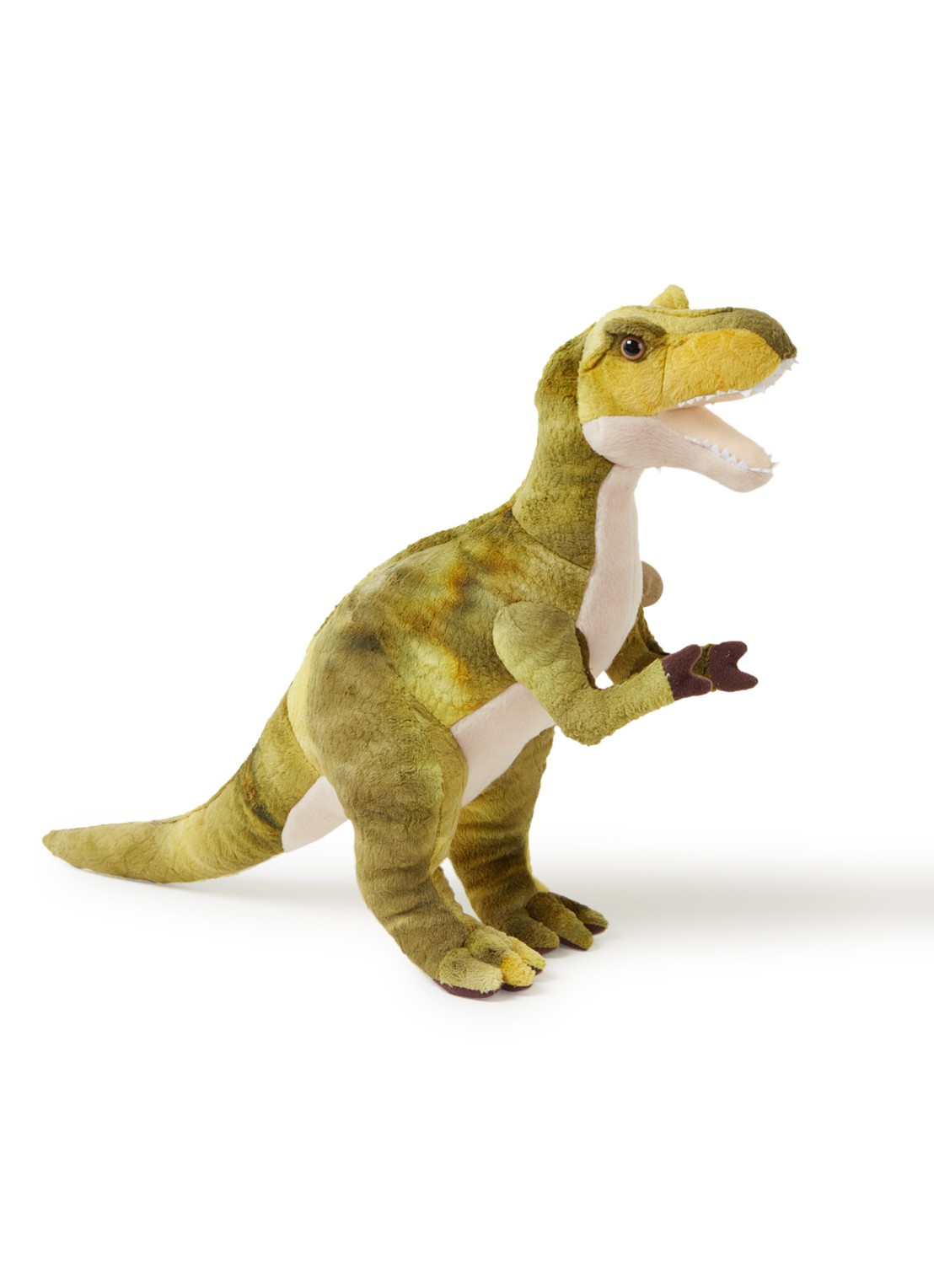 WWF T-Rex knuffel 33 cm - voorkant groen