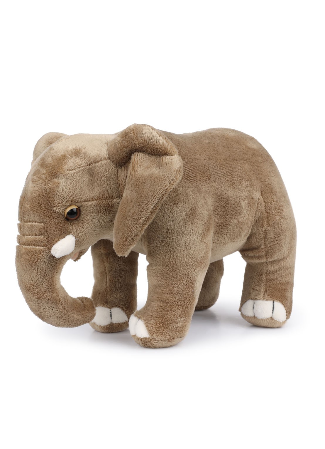 WWF WWF Afrikaanse Olifant knuffel 18 cm - voorkant grijs