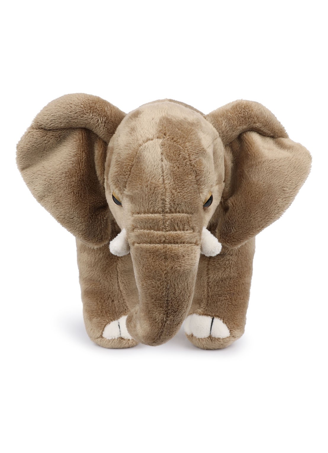 WWF WWF Afrikaanse Olifant knuffel 18 cm - voorkant 2 grijs