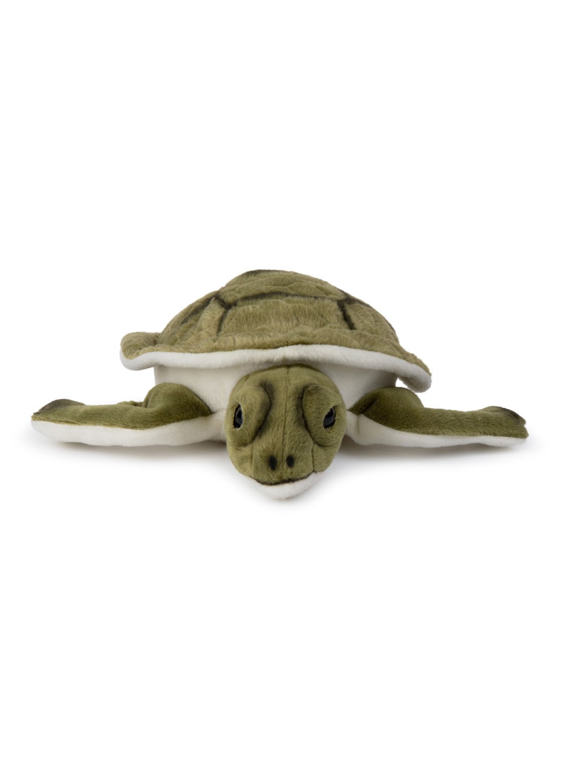 WWF Zeeschildpad knuffel 23 cm - voorkant 4 groen