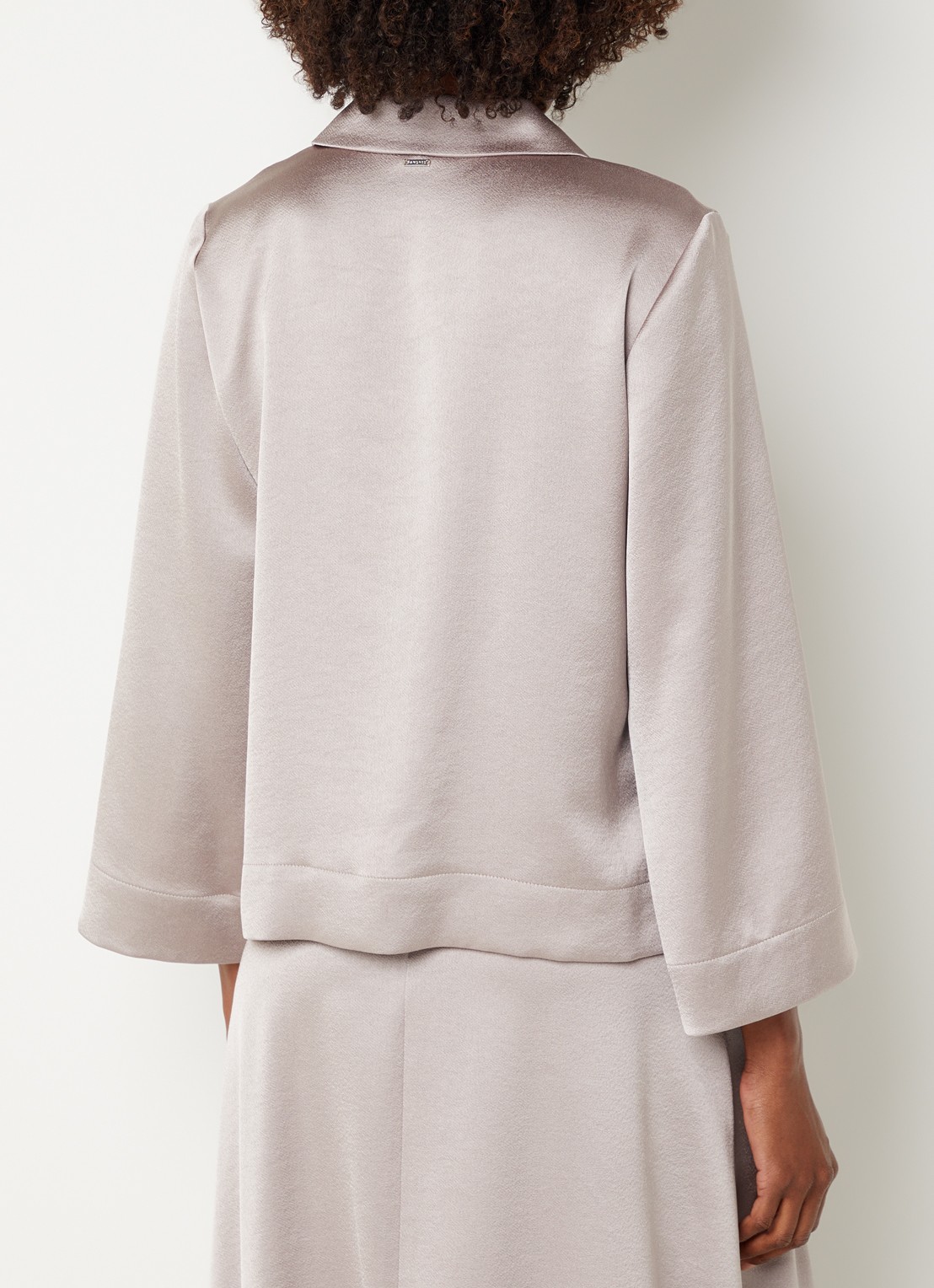 Xandres Helinka tuniek met V-hals - achterkant creme
