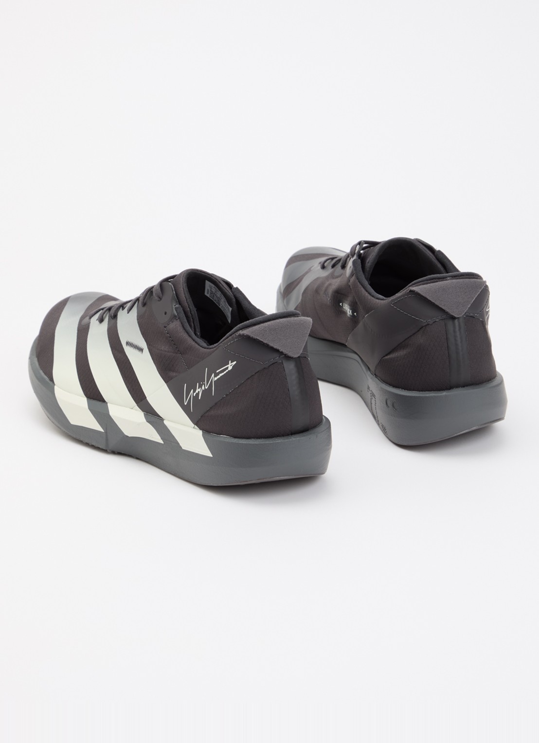 Y-3 Adios 9 sneaker van mesh met logo - achterkant 2 zwart