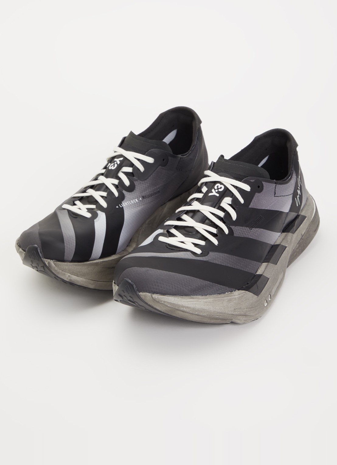 Y-3 Adios Pro 4 sneaker met mesh details - detail zwart