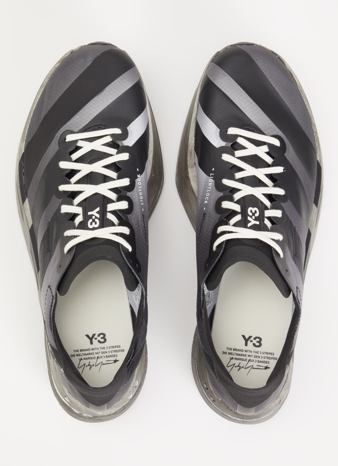 Y-3 Adios Pro 4 sneaker met mesh details - detail 2 zwart