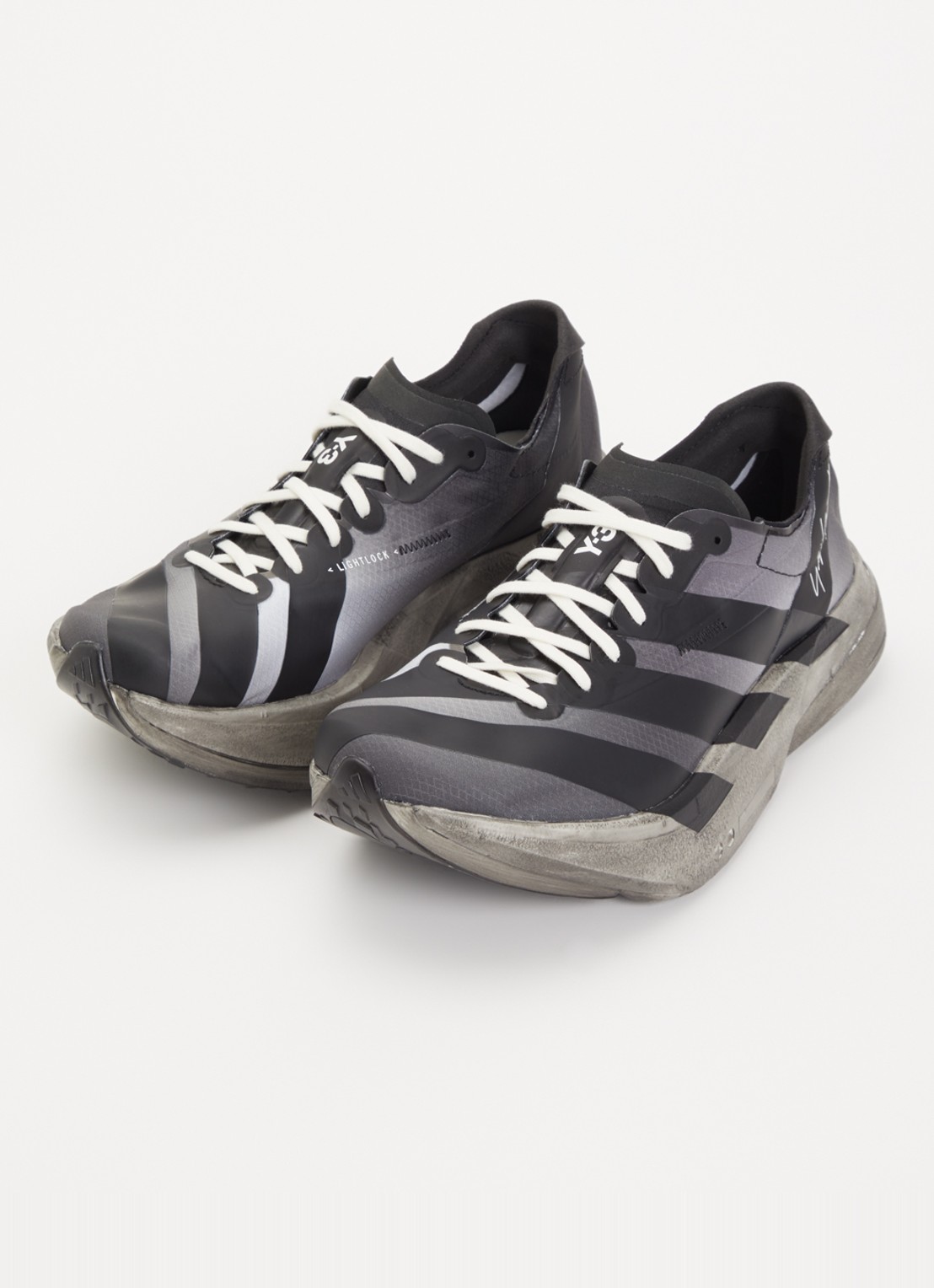 Y-3 Adios Pro 4 sneaker met mesh details - detail 2 zwart