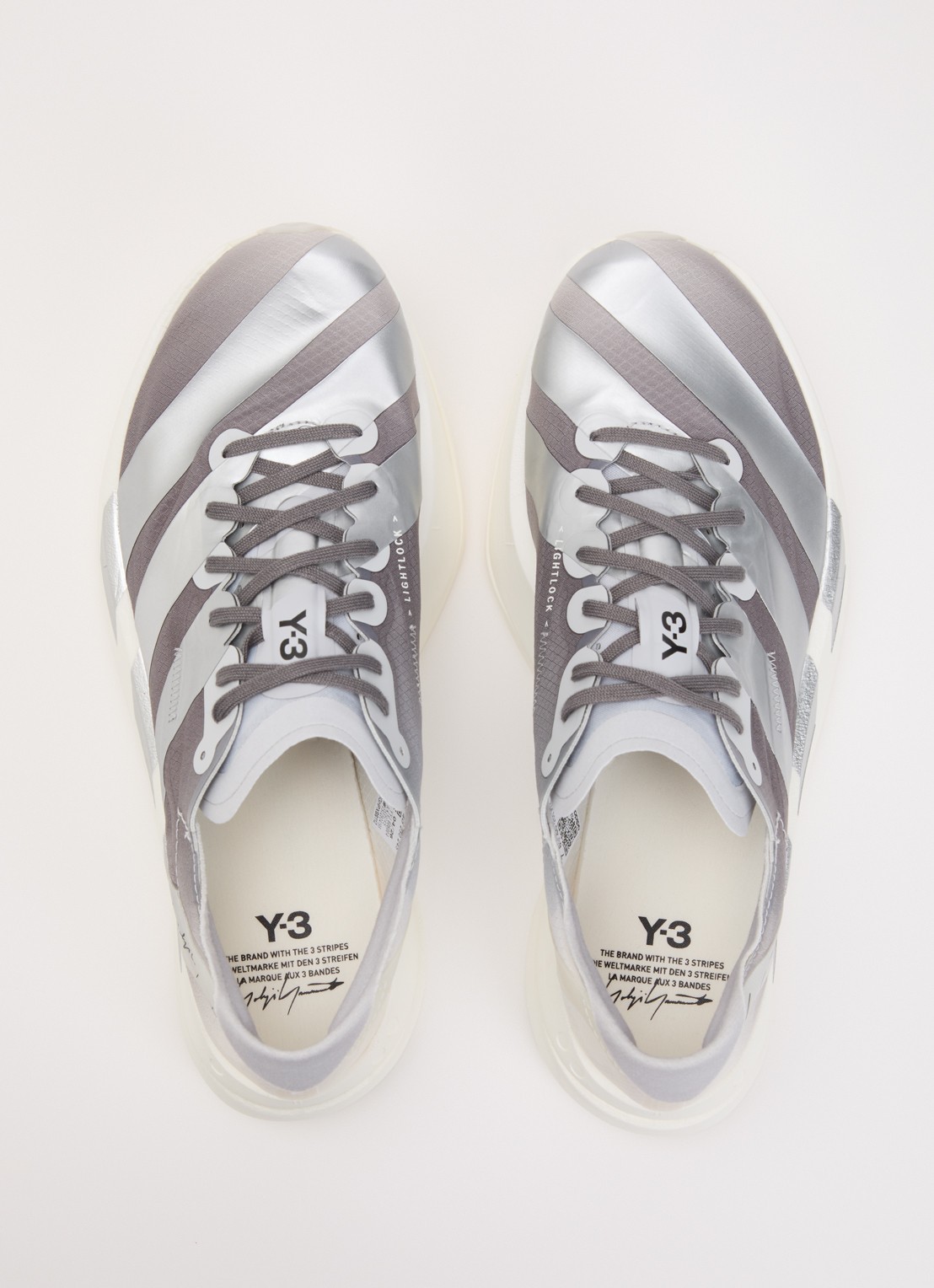 Y-3 Adios Pro 4 sneaker met mesh details - detail 3 donkergrijs
