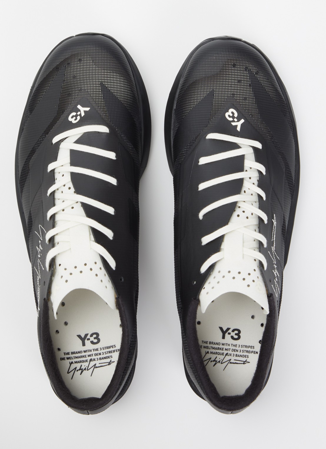 Y-3 Adizero RC6 sneaker met mesh details - detail 4 zwart