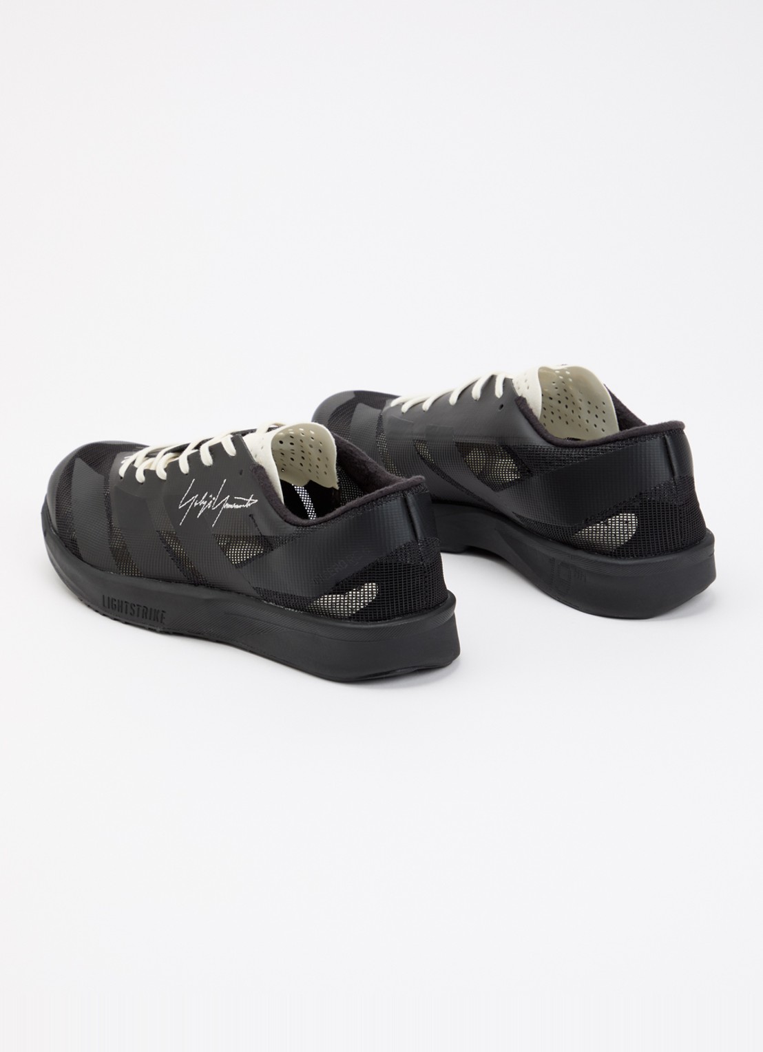 Y-3 Adizero RC6 sneaker van mesh - achterkant 5 zwart