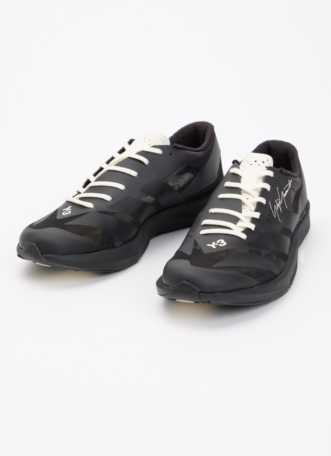 Y-3 Adizero RC6 sneaker van mesh - detail 2 zwart