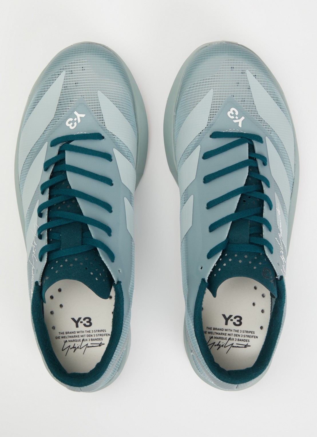 Y-3 Adizero RC6 sneaker van mesh - detail 2 lindegroen