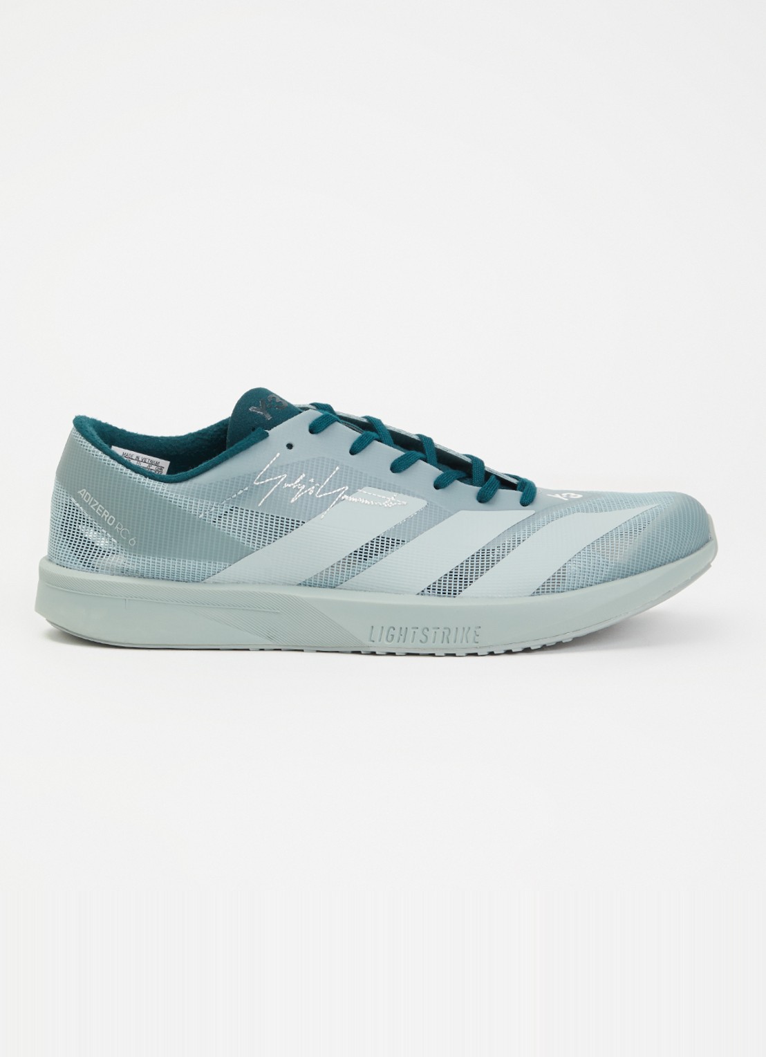 Y-3 Adizero RC6 sneaker van mesh - voorkant 5 lindegroen