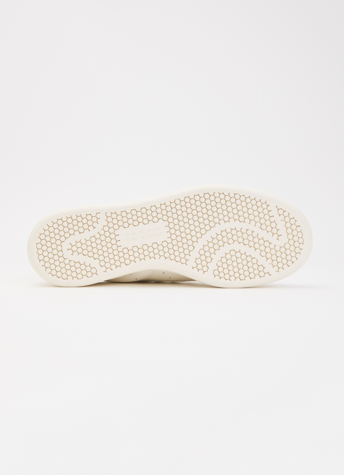 Y-3 Diagonal Stan Smith sneaker van leer - detail 3 wit