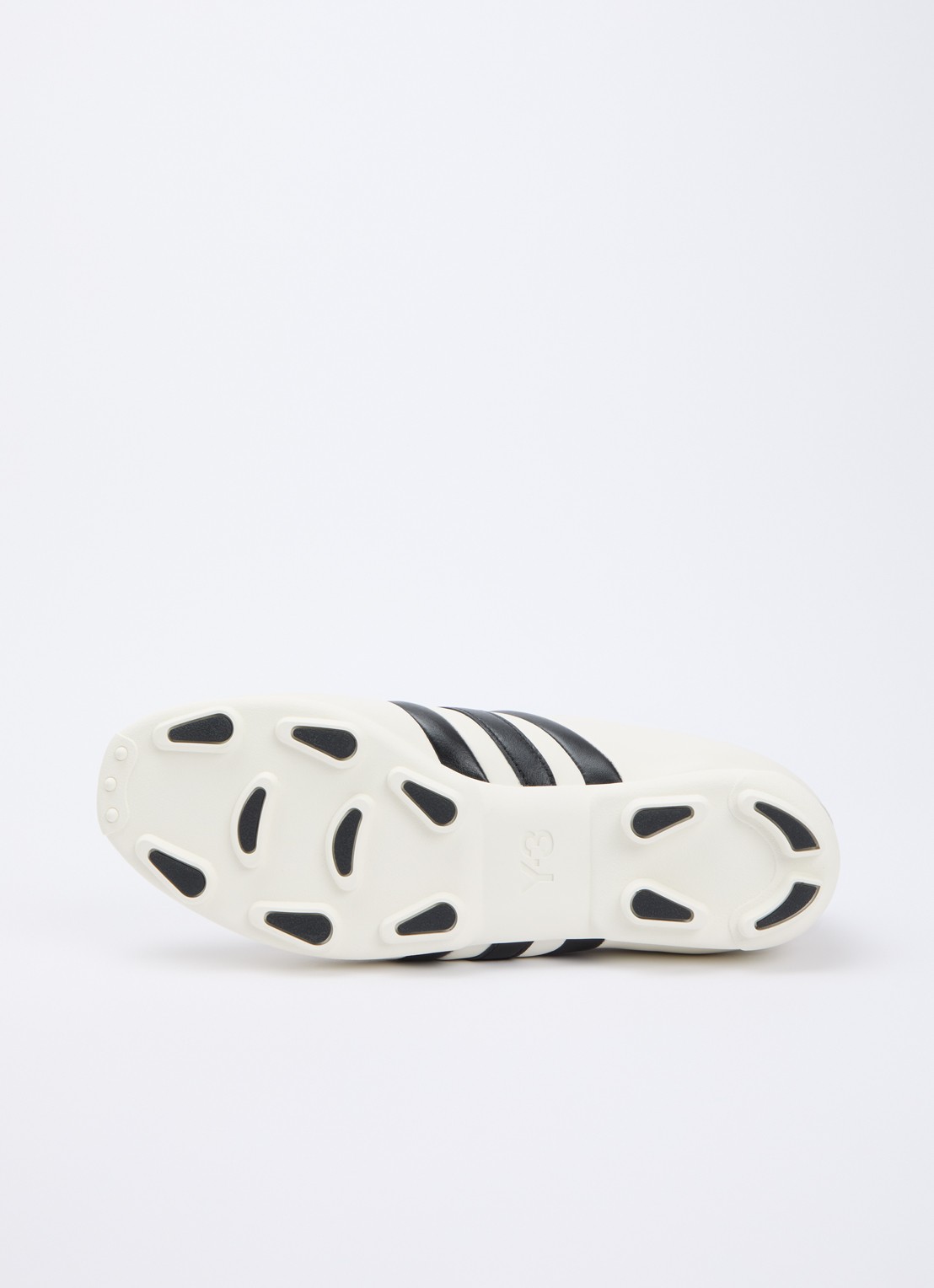Y-3 Field sneaker van leer met details van suède - detail 4 wit