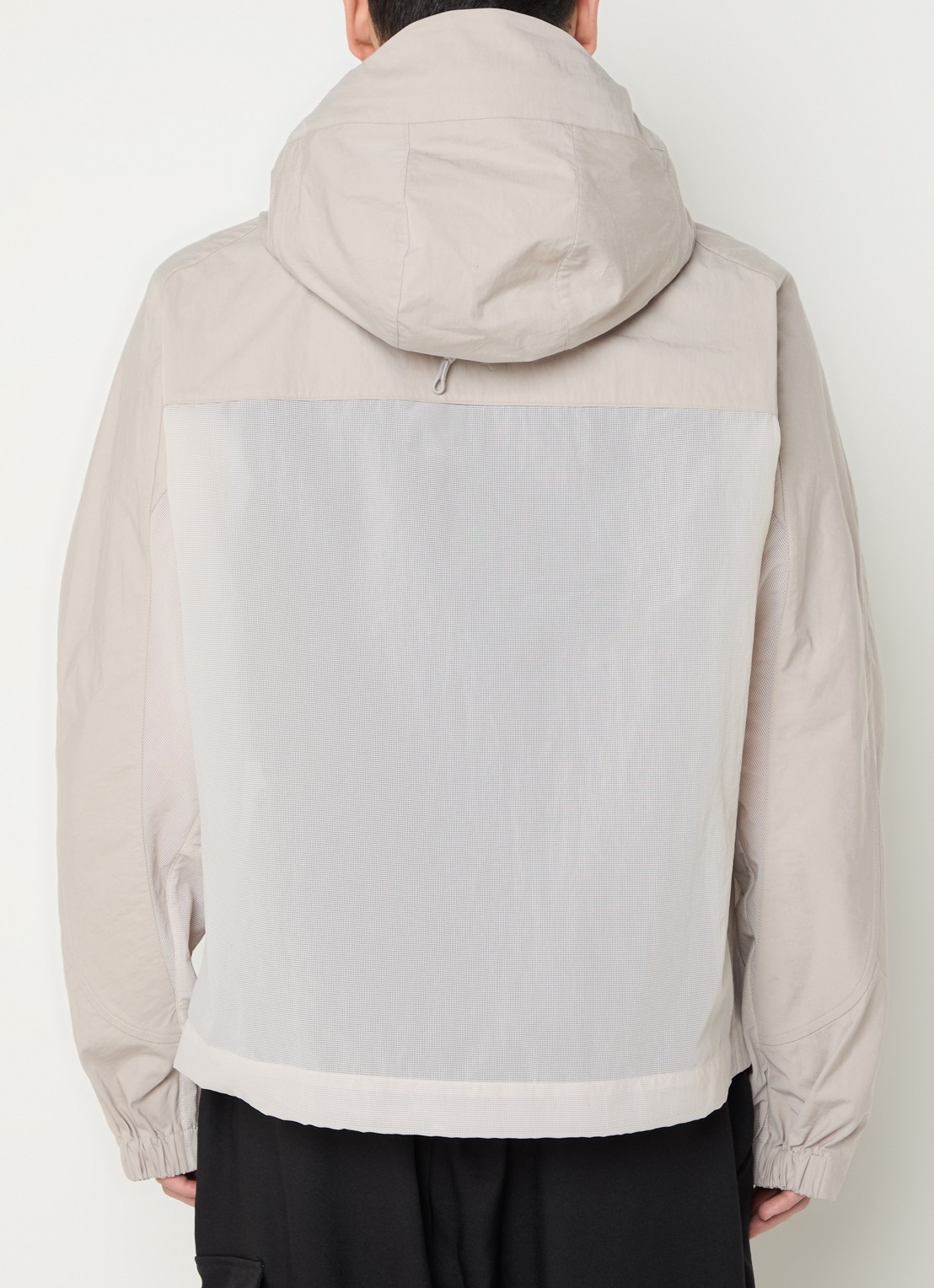 Y-3 Jack met capuchon en borstzakken - achterkant 3 bruin