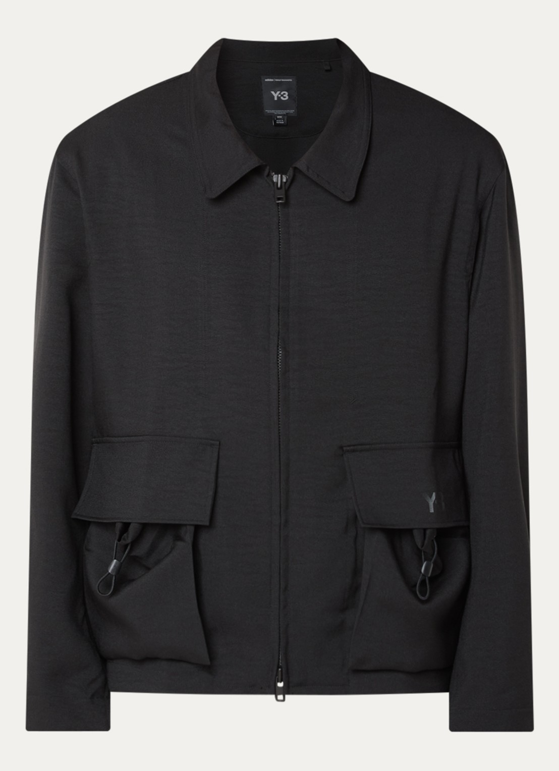 Y-3 Jack met klepzakken - voorkant 2 zwart