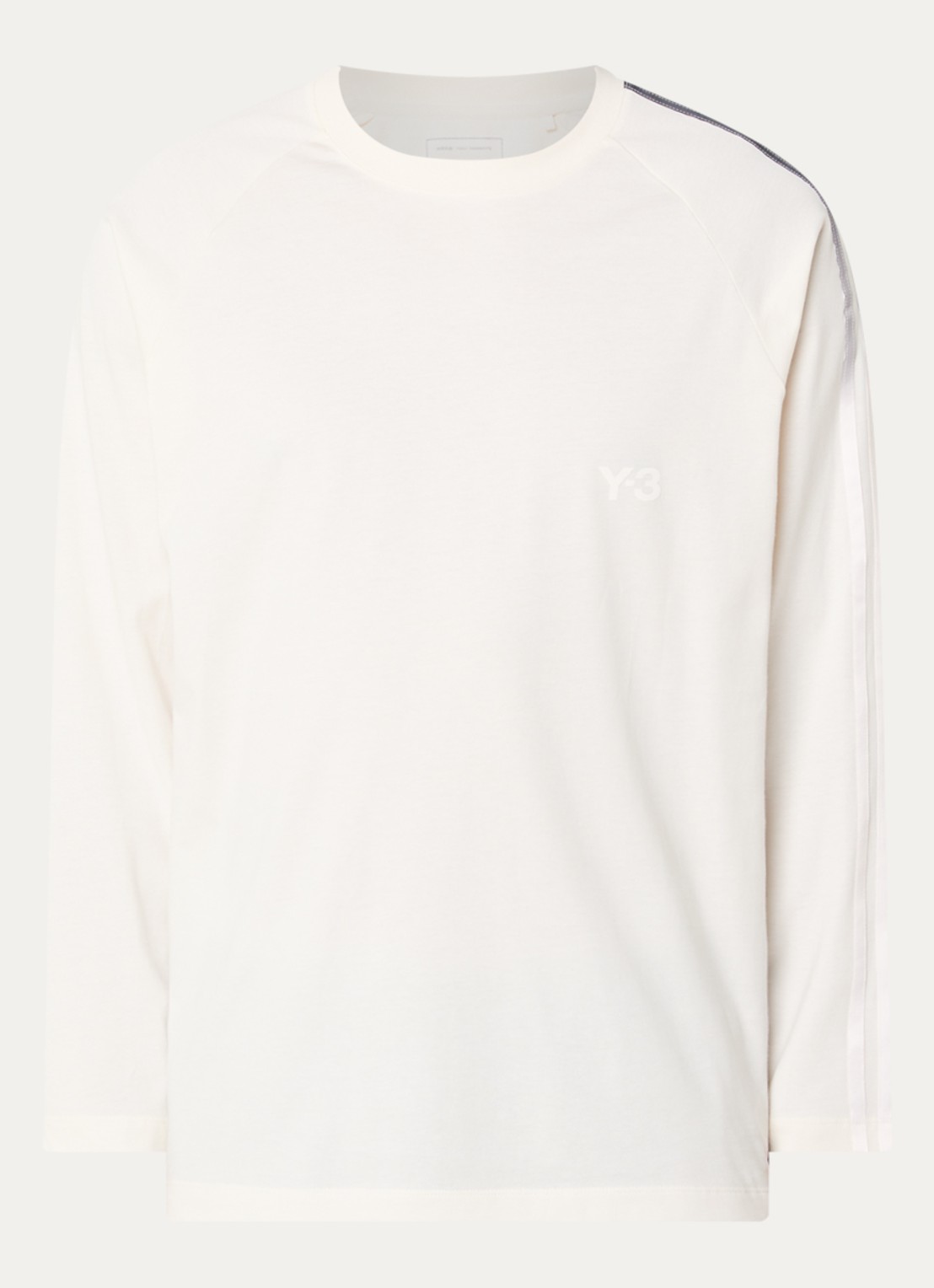 Y-3 Longsleeve met logo - voorkant 2 beige