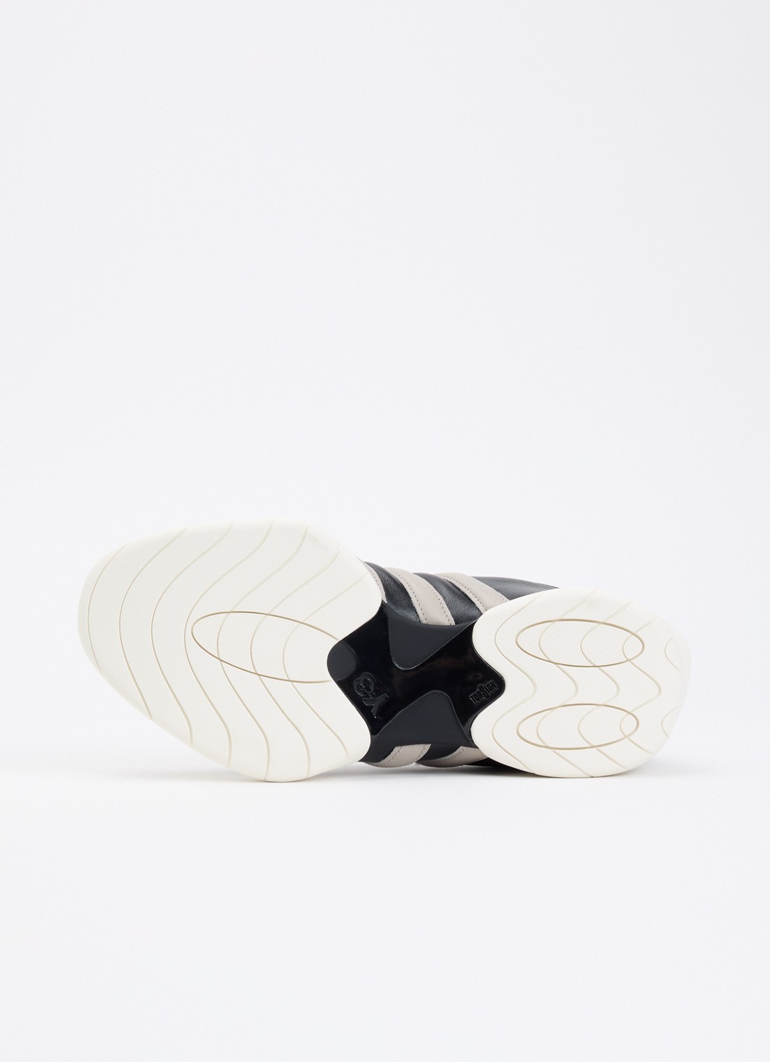Y-3 Regu Mary Jane sneaker van leer - detail 5 zwart