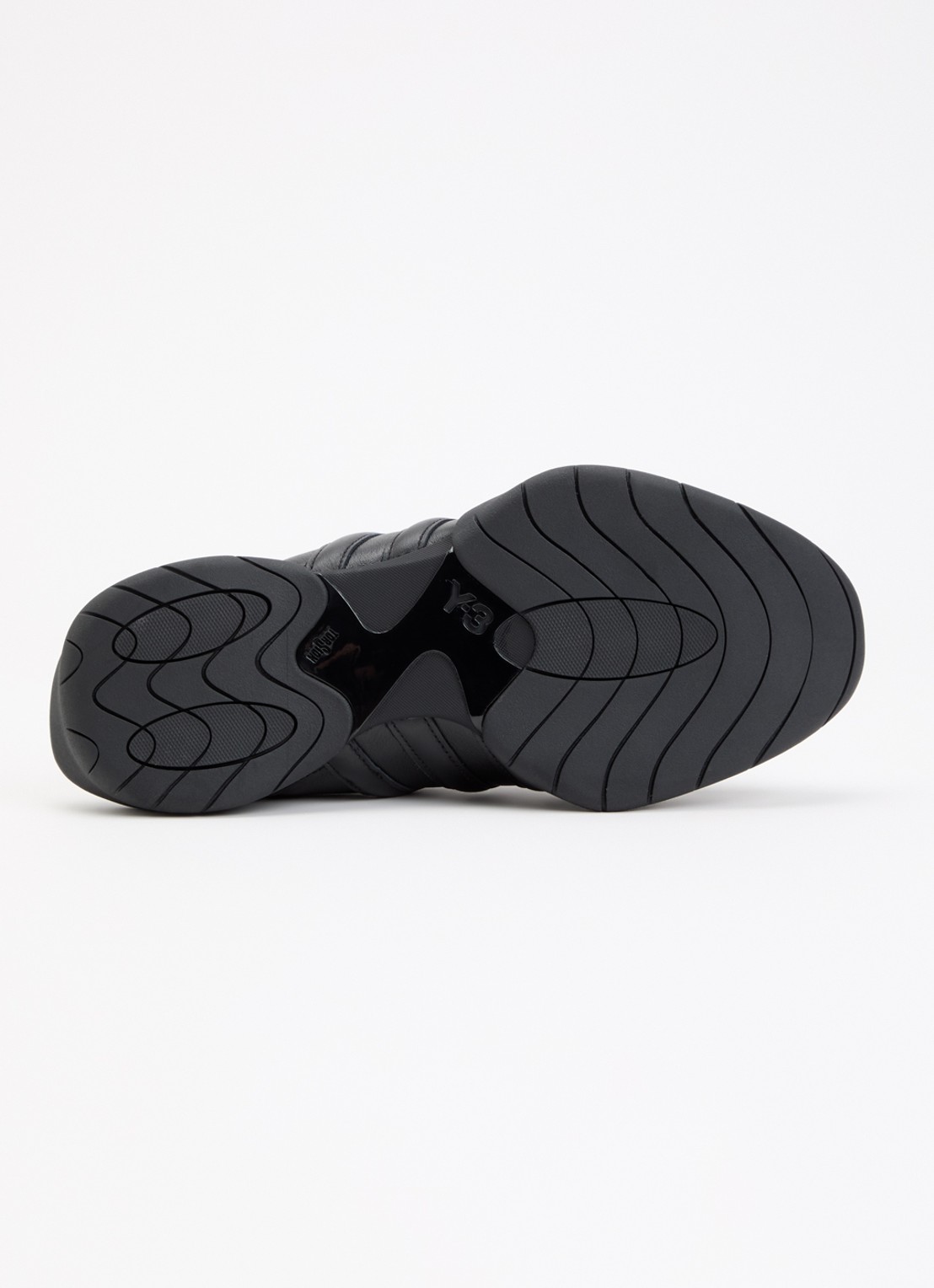 Y-3 Regu muiltje van leer - detail 5 zwart