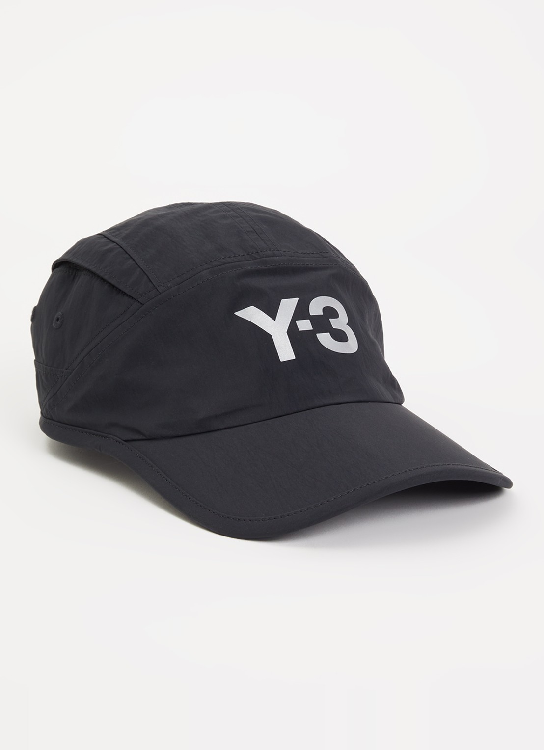 Y-3 Run pet met logo - voorkant 2 zwart